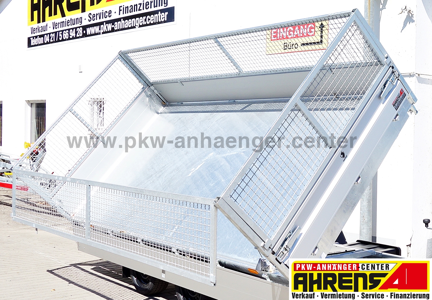 Gitteraufsatz für Hapert Hochlader und Kipper 375x180cm 