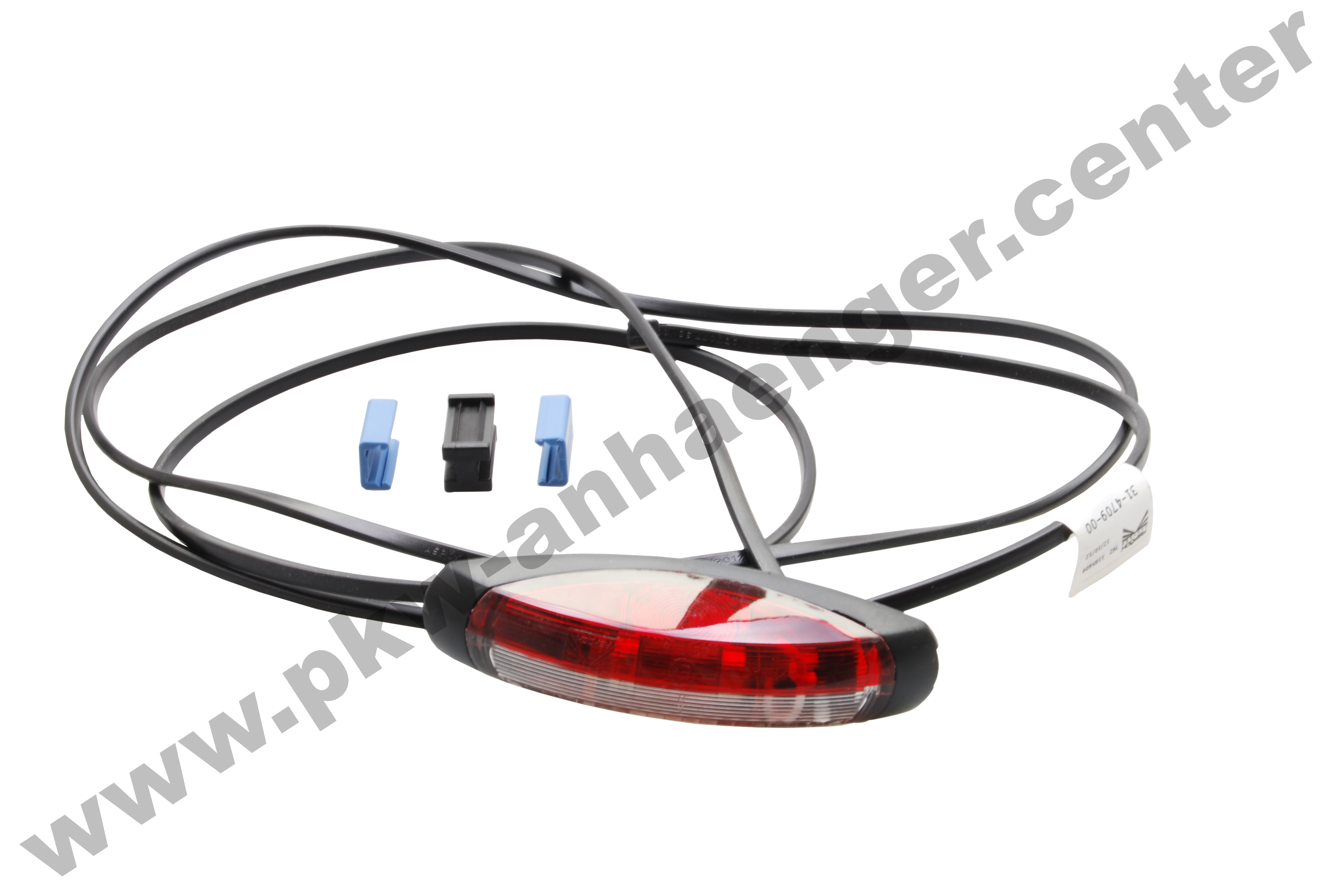 Umrissleuchte ASPÖCK Flexipoint II rot / weiß mit DC Kabel