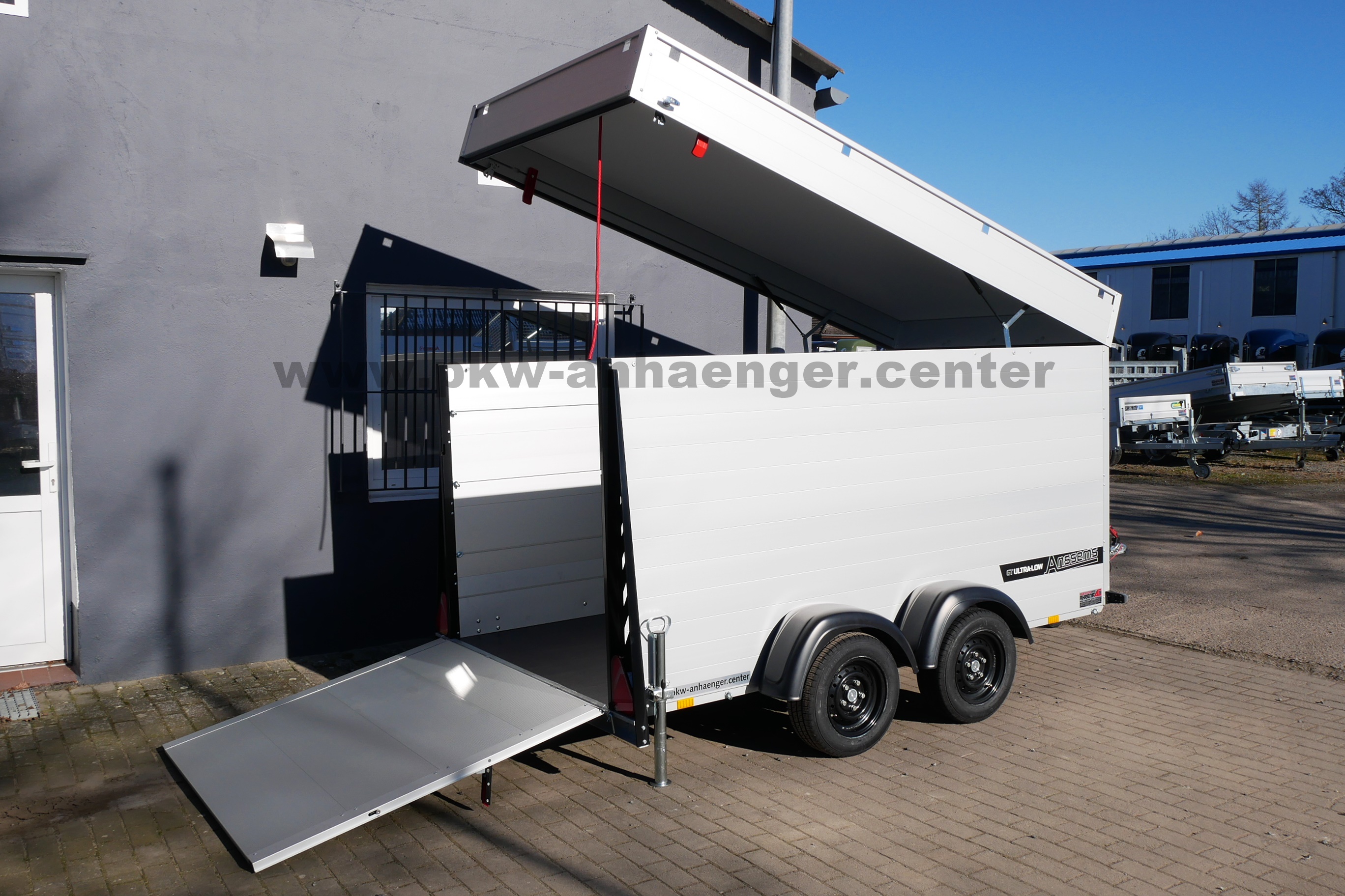 Anssems GTT 2500 301x151x153cm VT3 ULTRA-LOW Deckelanhänger Tandem