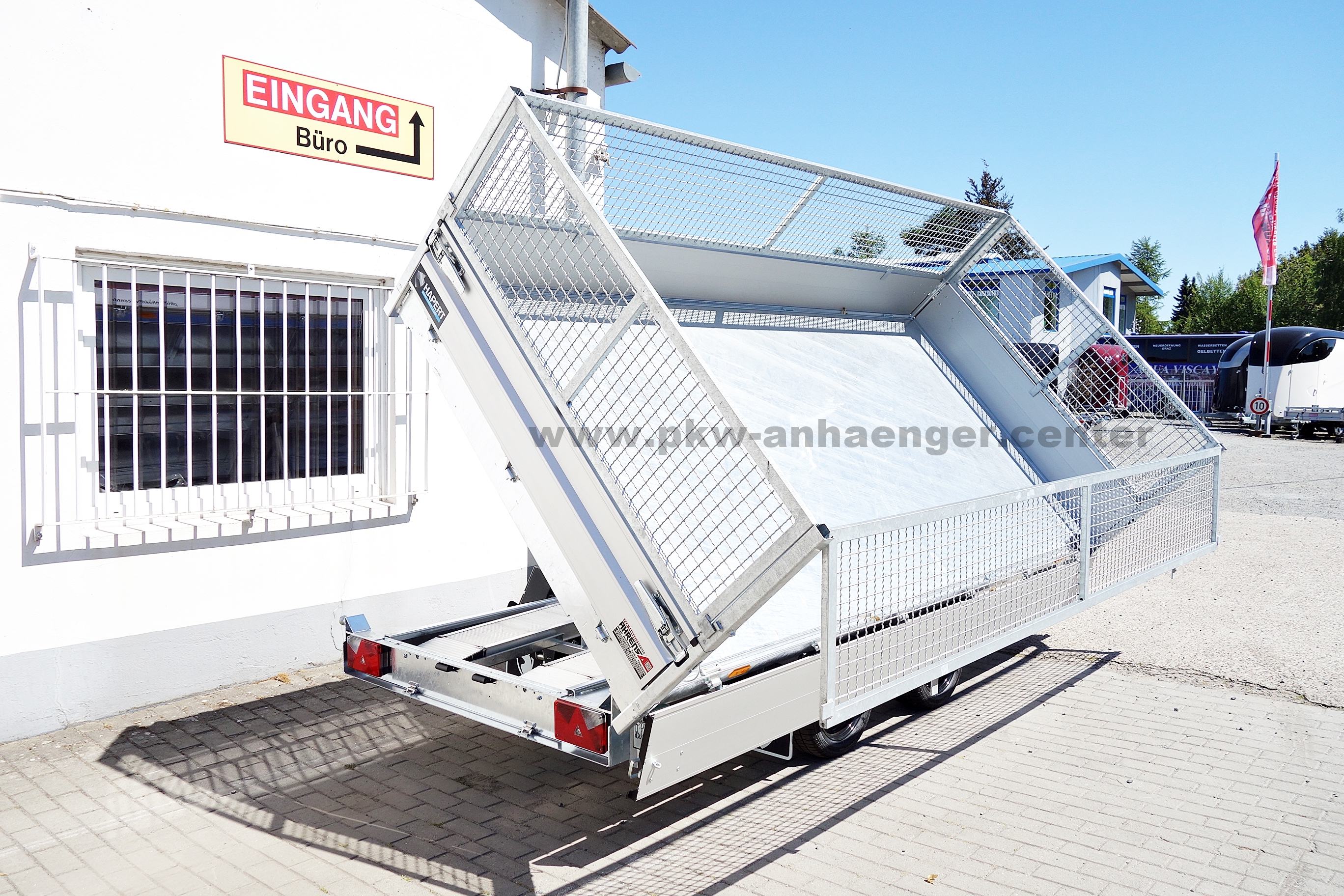 HAPERT COBALT HM2 FERRO 3,5t 335x180cm Aufsatz Schienen Parabel Kipper