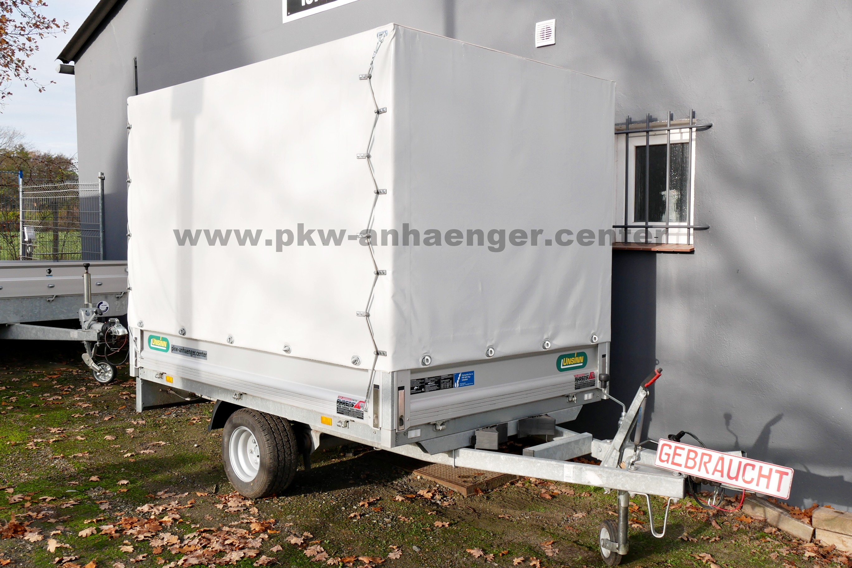 GEBRAUCHTER UNSINN WEB-H2315-13-10 1300kg 230x150x160cm Planenanhänger Hochlader