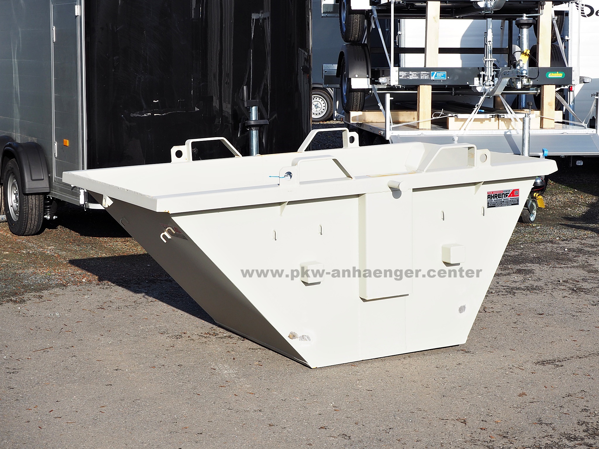 Absetzmulden / Container 1,3m³ für FOXX Absetzanhänger