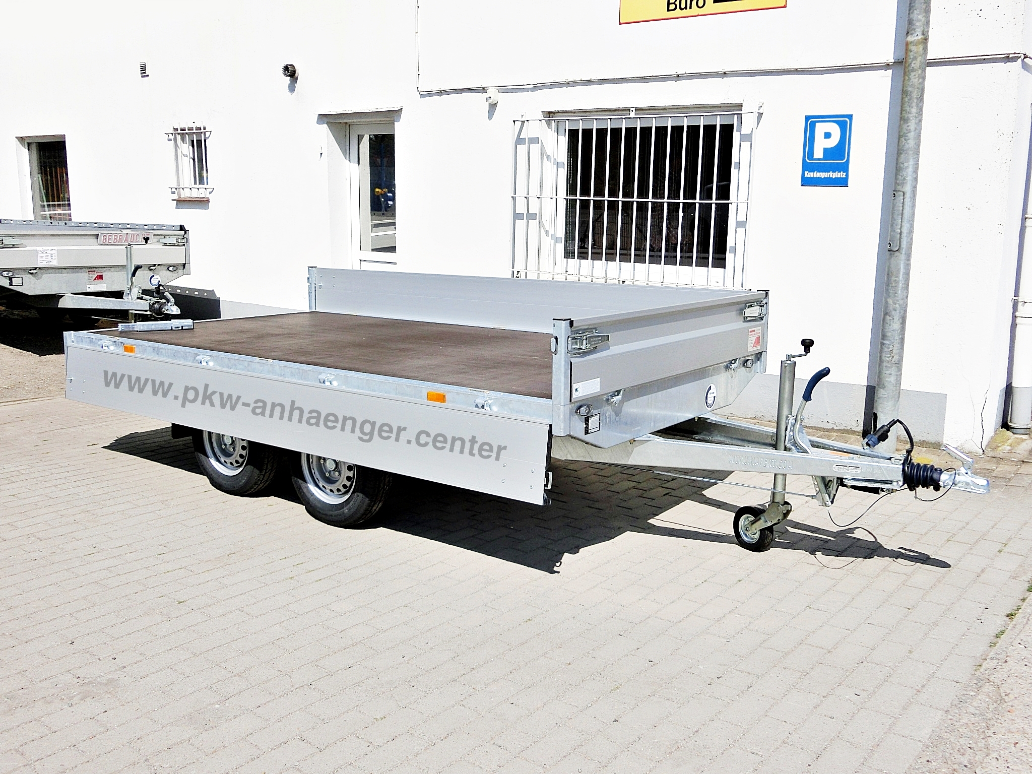 Hapert Azure H2 Hochlader 2000kg 335x180x30cm niedriges Fahrwerk 13 Zoll