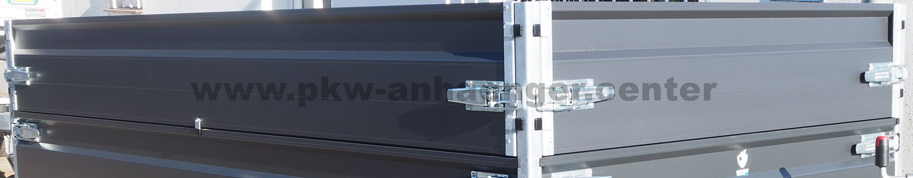 Bordwandaufsatz 40cm Alu pendelbar für Hapert COBALT-PLUS anthrazit