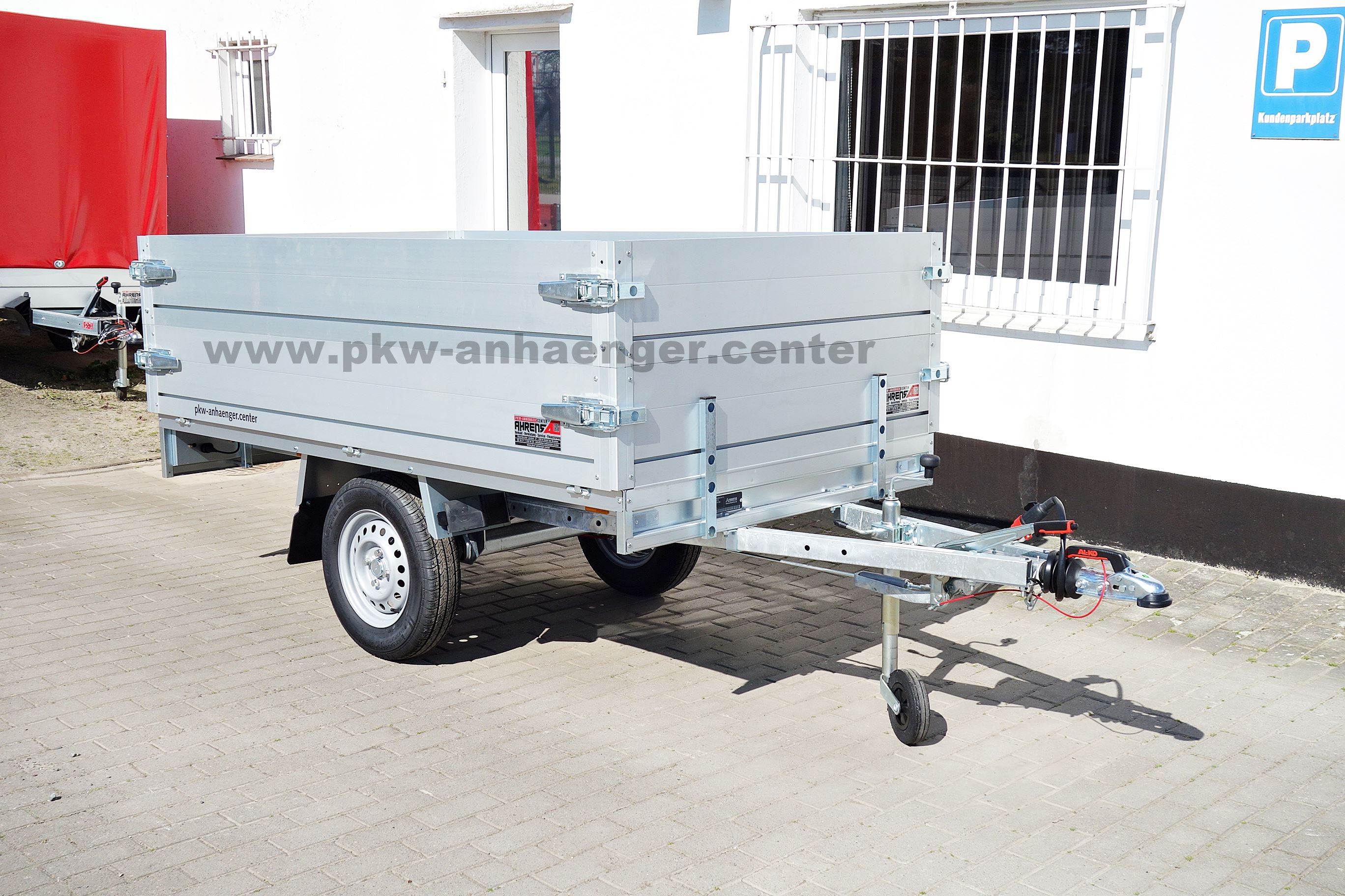 Anssems PLTB 1000 231x132x60cm Pritschenhochlader mit Bordwandaufsatz