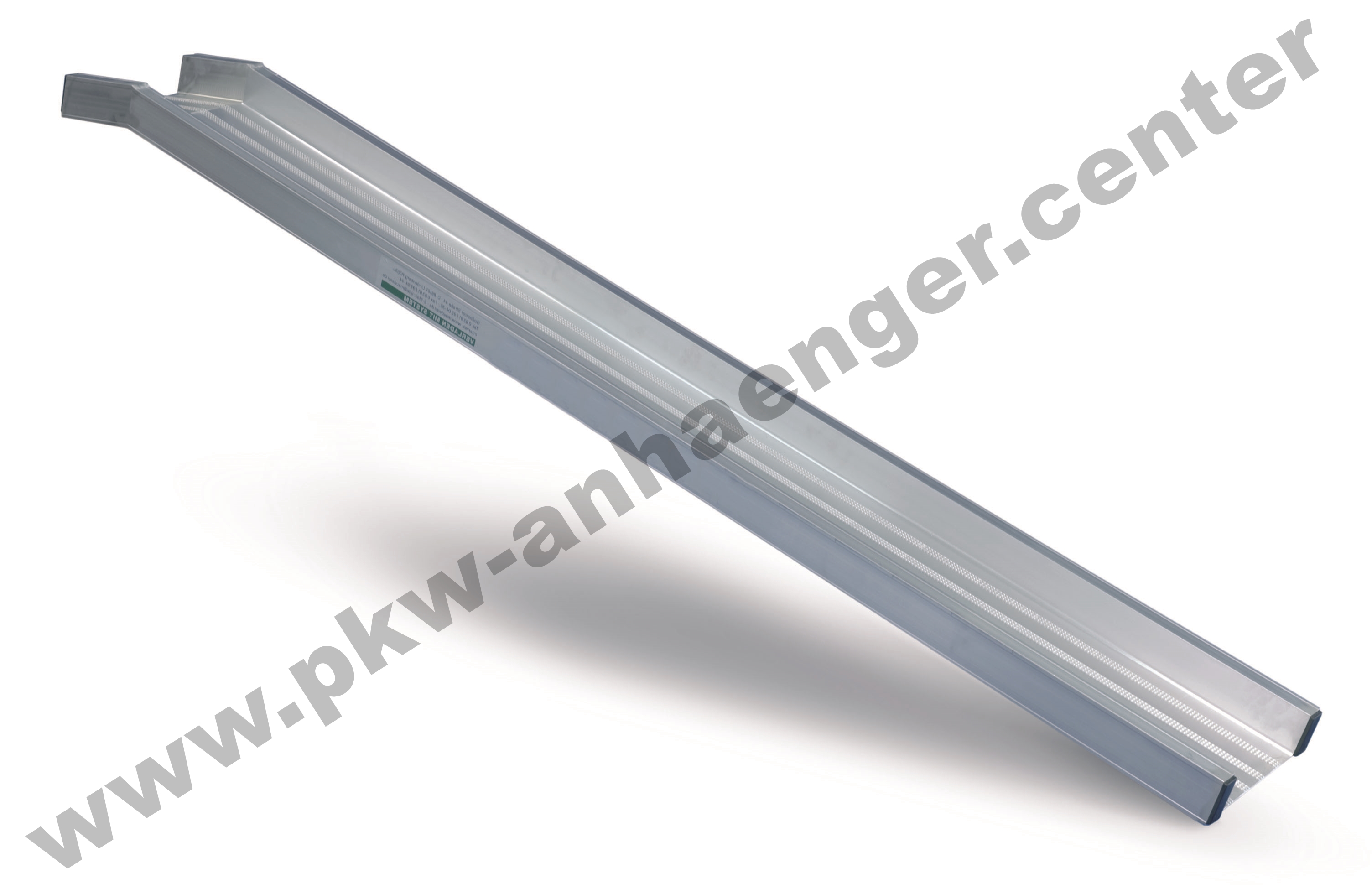 Alu-Auffahrschiene mit Rand 200x19cm