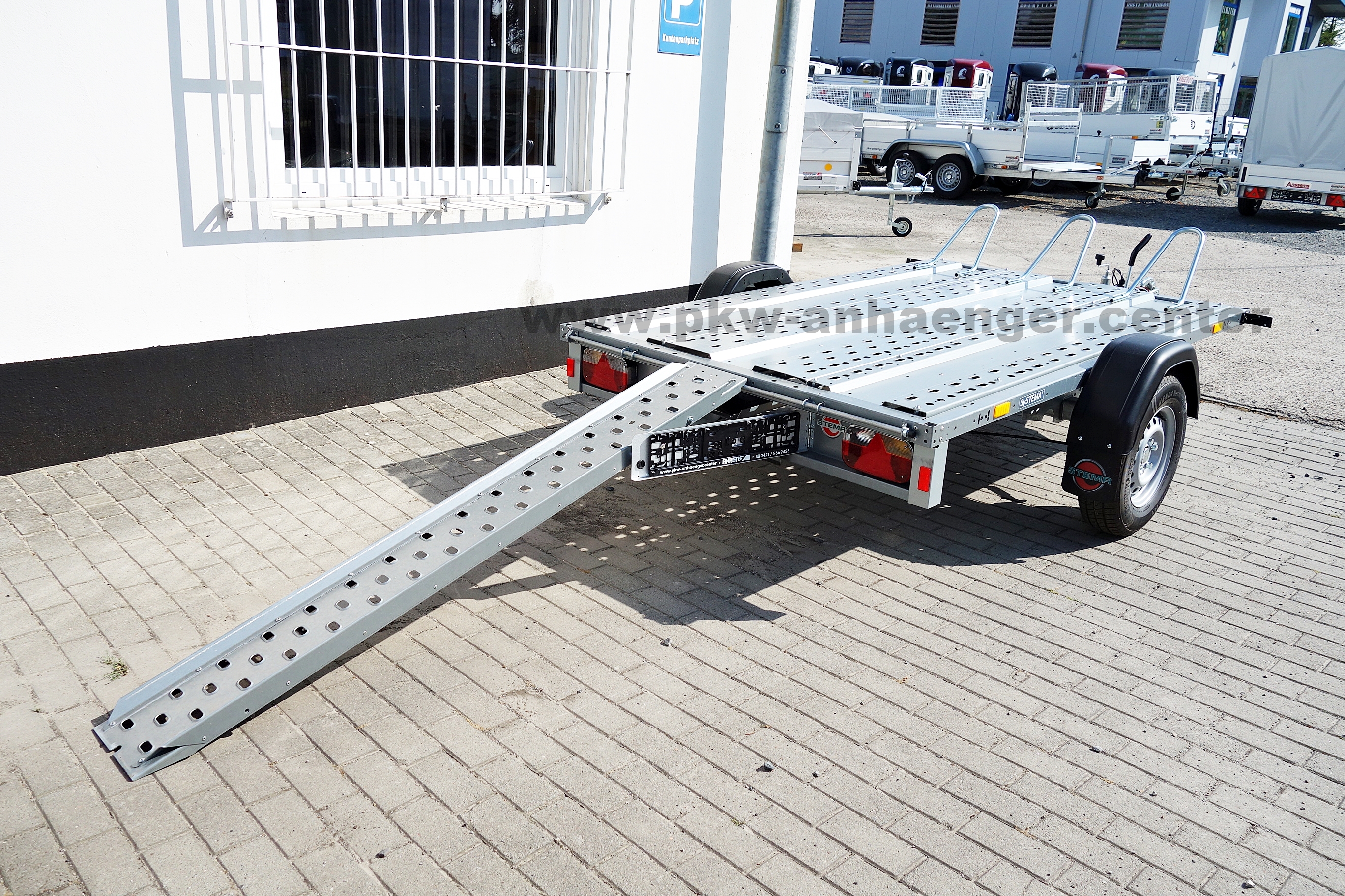 a-ST-1300-251x153-3er-Motorrad-4 Motorradanhänger STEMA 1300kg 251x153cm SyStema MT