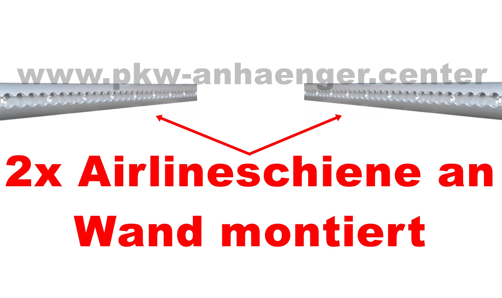 a-Airlineschiene-li-u-re-an-Wand Airlineschiene an der Wand montiert links und rechts bis 4,5m Länge