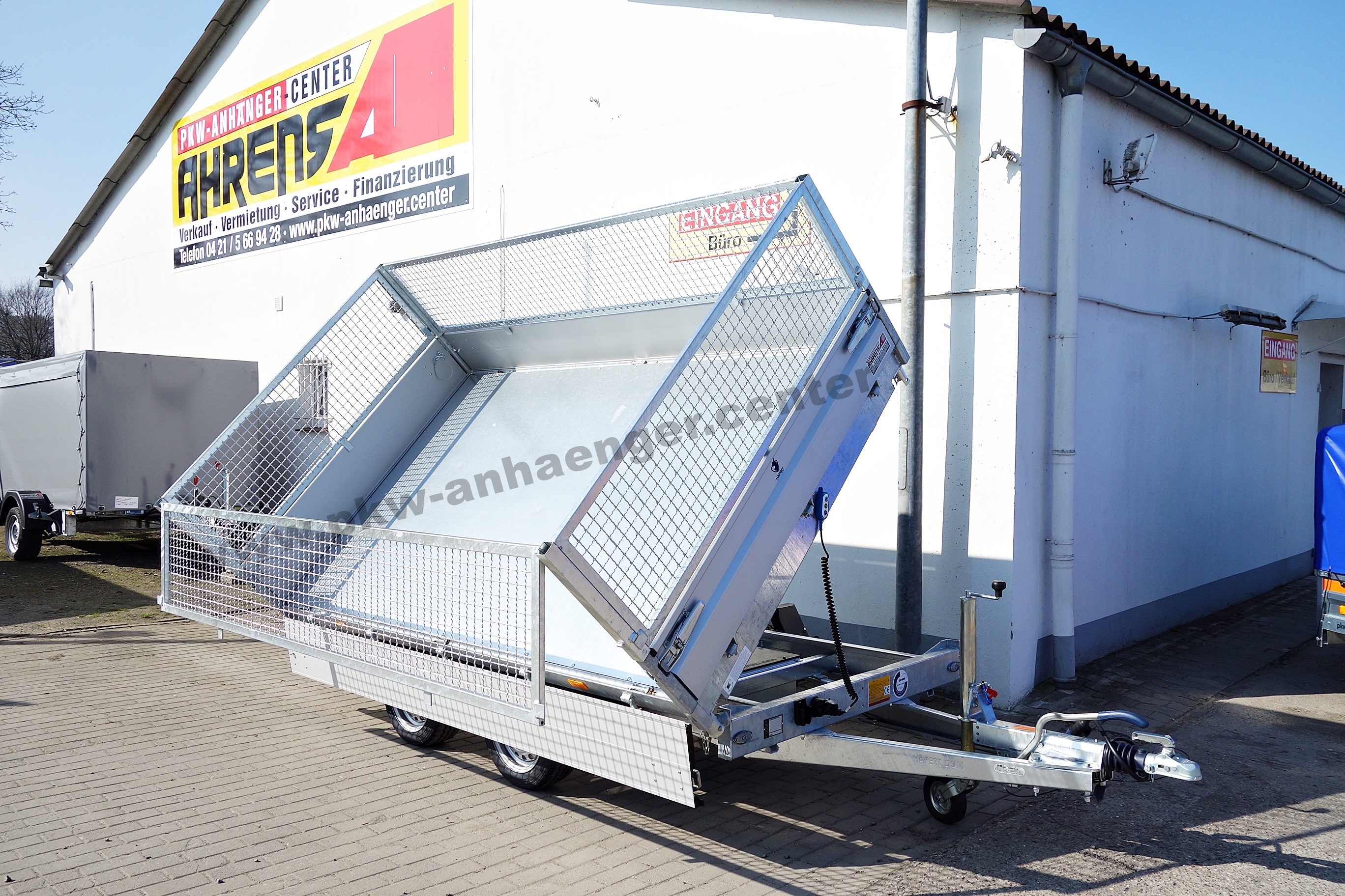 a-HA-2700-305x180x30-Kipp-Gitteraufsatz-1 Hapert Cobalt Dreiseitenkipper mit Gitteraufsatz 2,7t 305x180x85cm