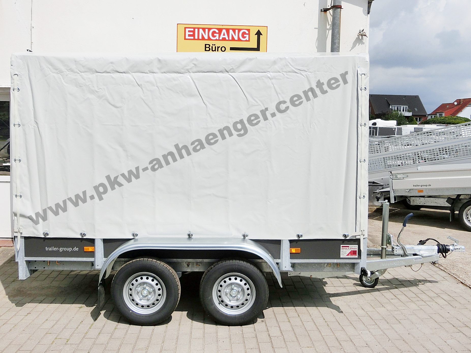 a-HA-2000-300x150x180-Holz-Plane-grau-3 HAPERT AZURE L2 2000kg Holz 300x150x180cm Planenanhänger