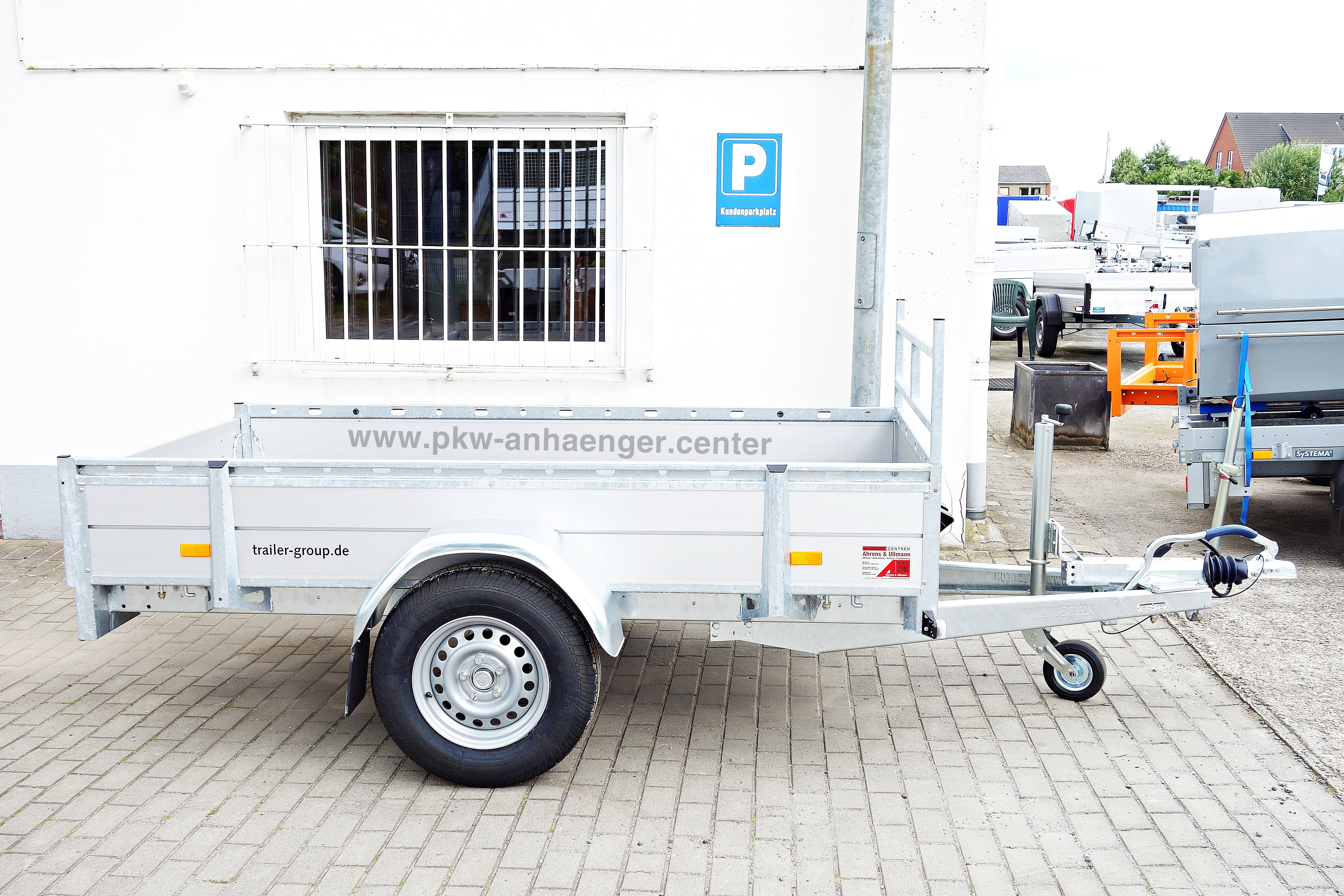 a-HA-1500-250x130x37-Alu-HGest-3 HAPERT AZURE L1 1350kg Alu 250x130cm mit 100km/h Kastenanhänger