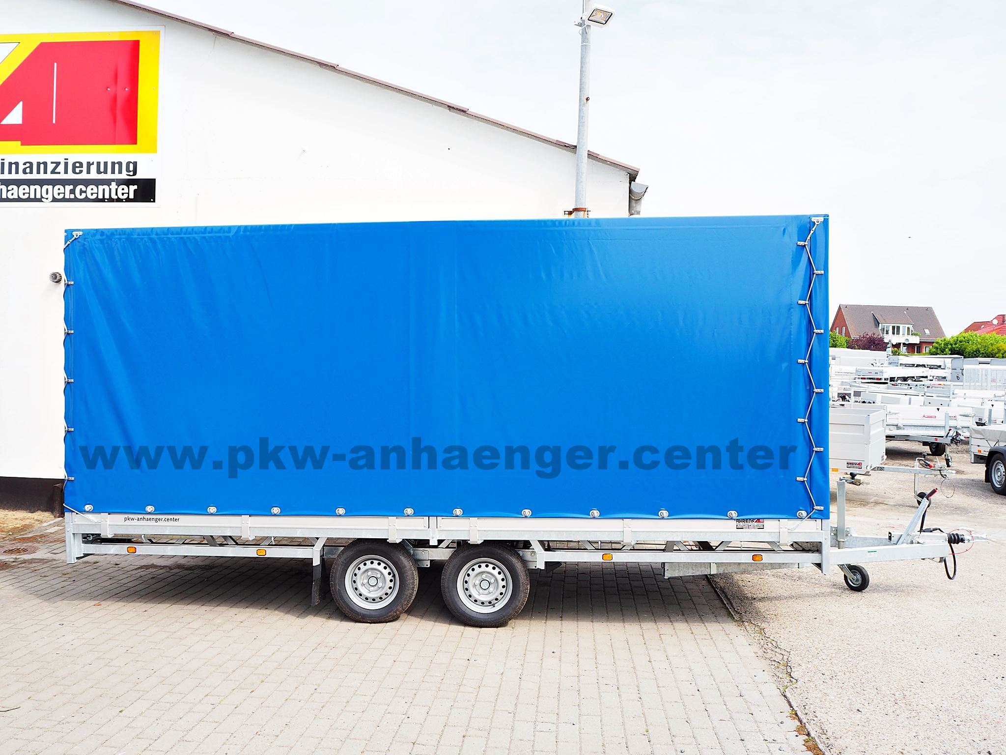 a-HU-2600-511x203x200-PG-blau-4 Hulco MEDAX-2 2600kg 5x2x2m Planenanhänger Hochlader