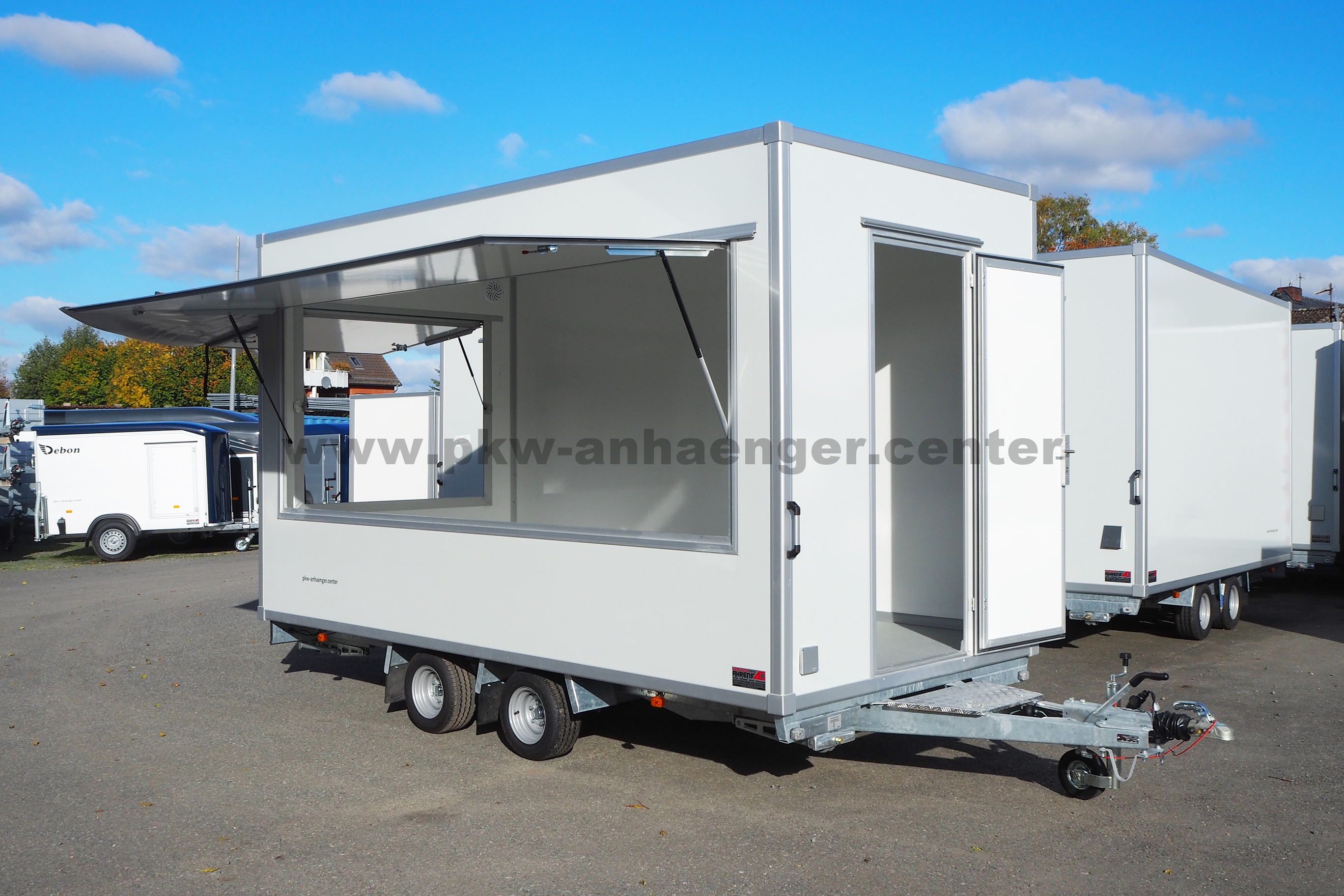 aPP-2500-420x200x230-2Klappen-Planendreieck-4 Verkaufsanhänger SellerH-XLT 2500kg 420x200x230cm 2x Klappe Planendreieck Hochlader