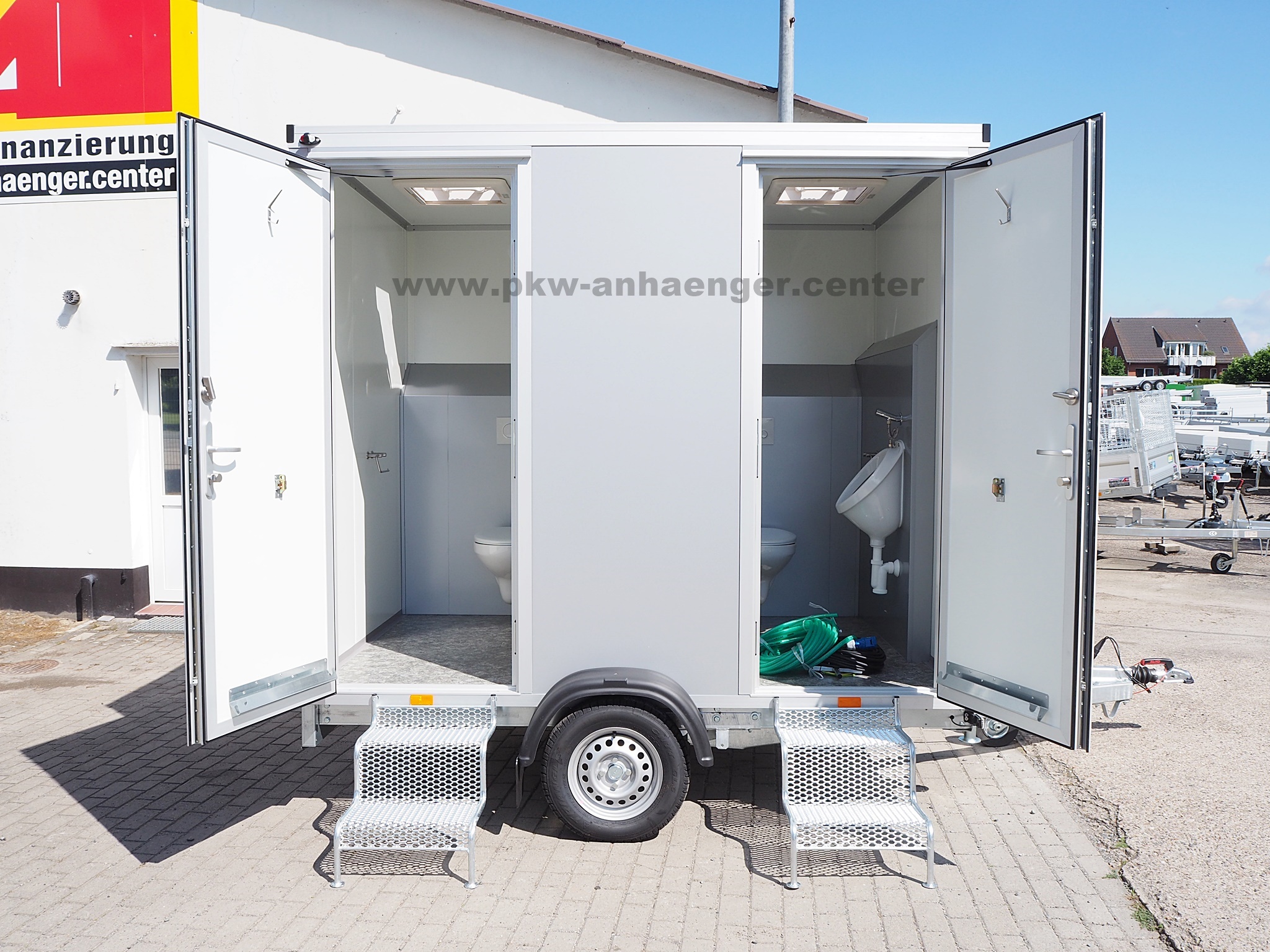 a-VE-WC111-5 Toilettenanhänger Toilettenwagen WC Anhänger mit Toilette