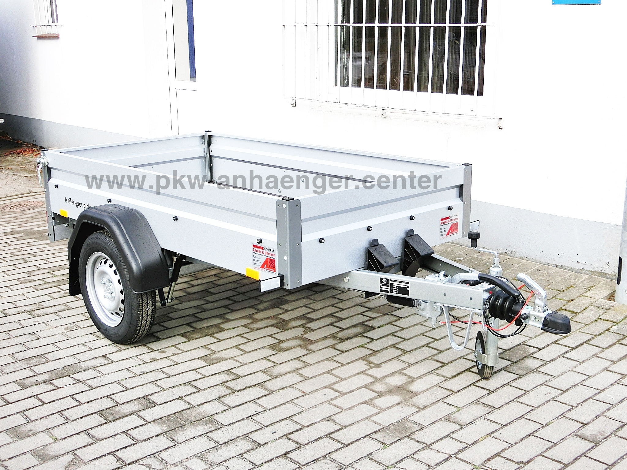 a-ST-750-geb-205x108x33-1-w Pkw Anhänger STEMA BASIC 750kg gebremst 201x108x33cm 100km/h