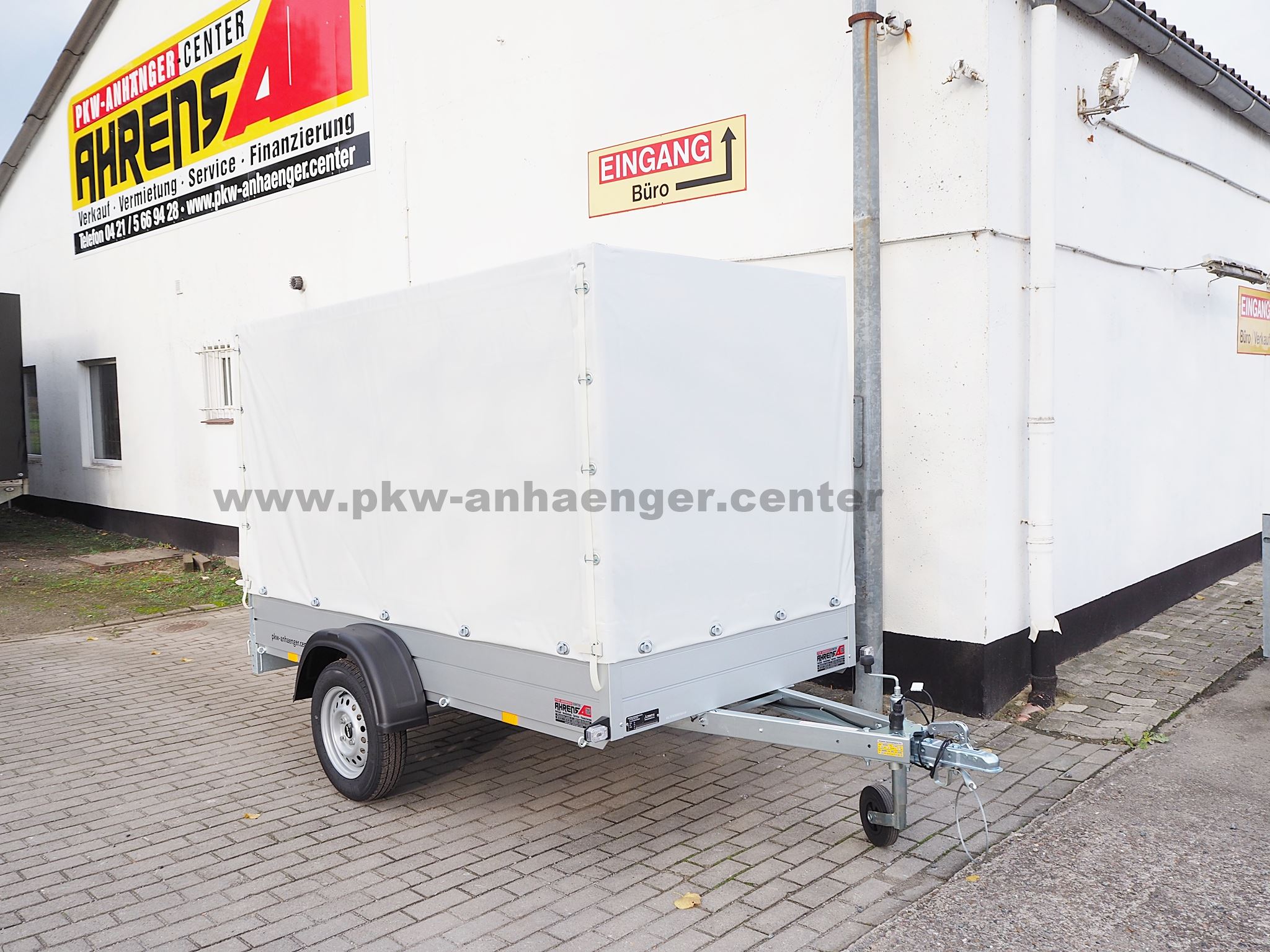 a-AN-750-251x126x150-PG-lichtgrau-1 Anssems GT 750 251x126x150cm Planenanhänger Alubordwände