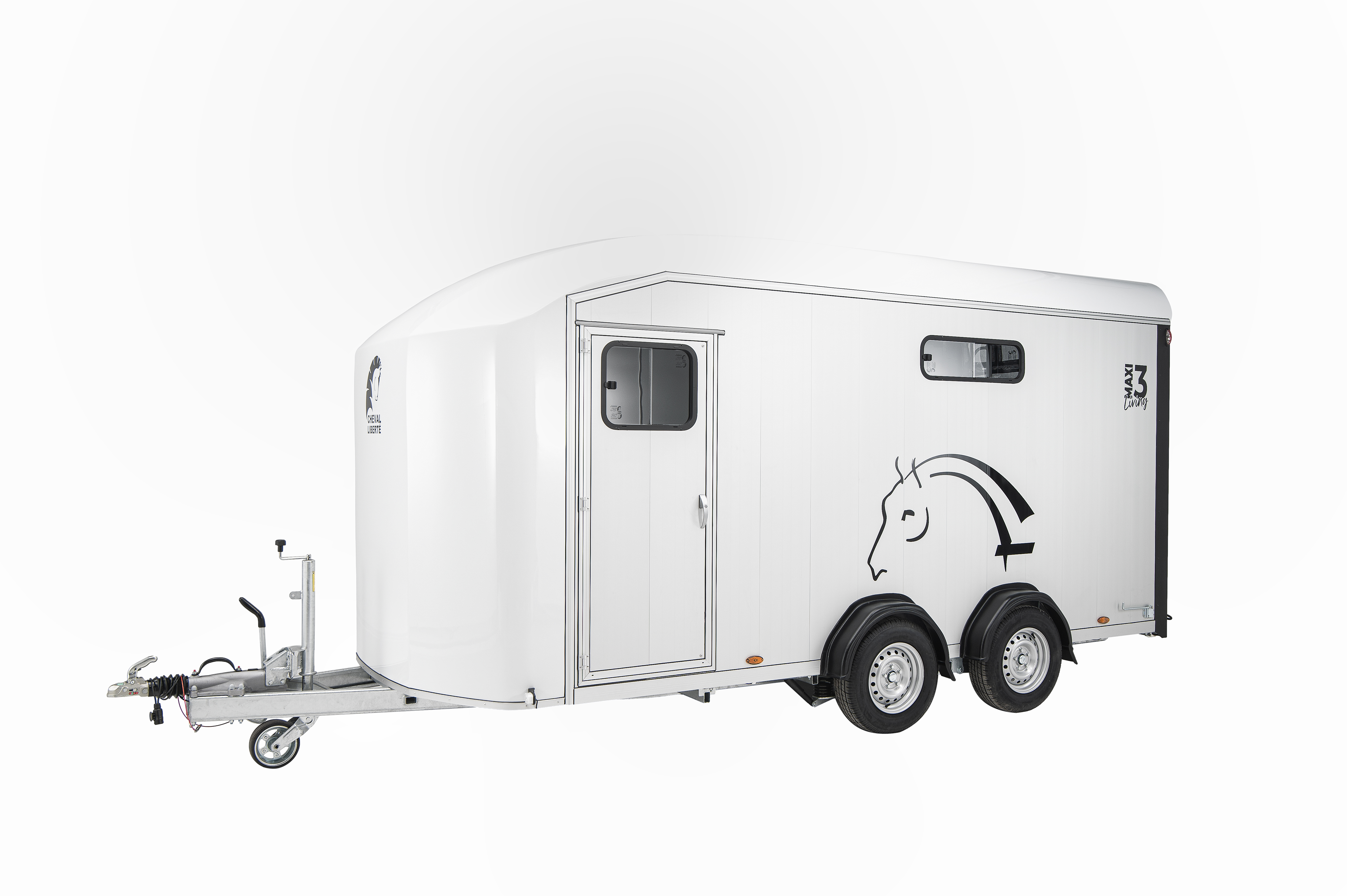 Cheval Liberte MAXI3+Living 3er Pferdeanhänger mit Wohnraum Cheval Liberte MAXI3+Living 3er Pferdeanhänger mit Wohnraum