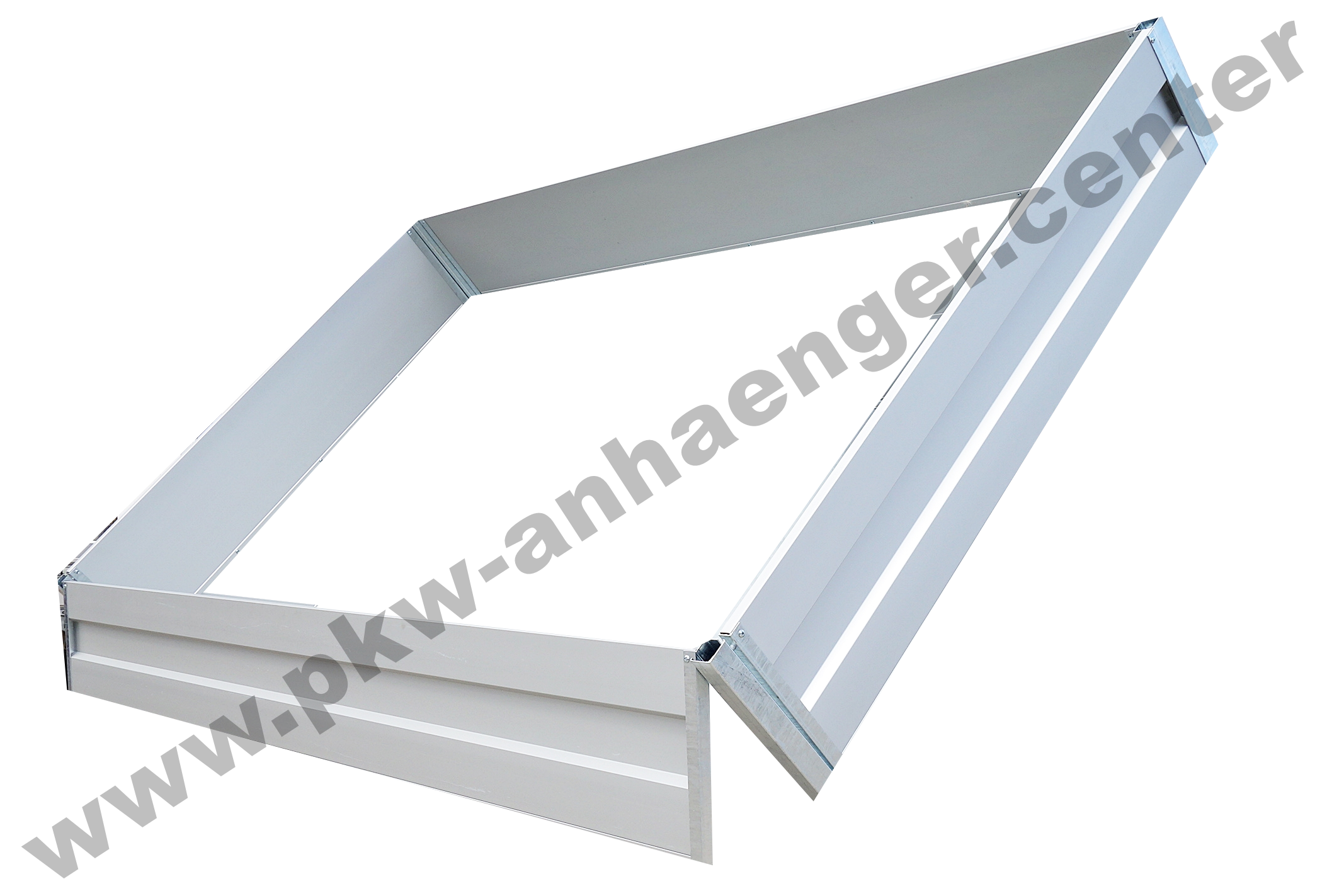 a-Aufsatz-35cm-3x1-8-3 Bordwandaufsatz 40cm Alu pendelbar für Hapert COBALT und AZURE 280x160cm