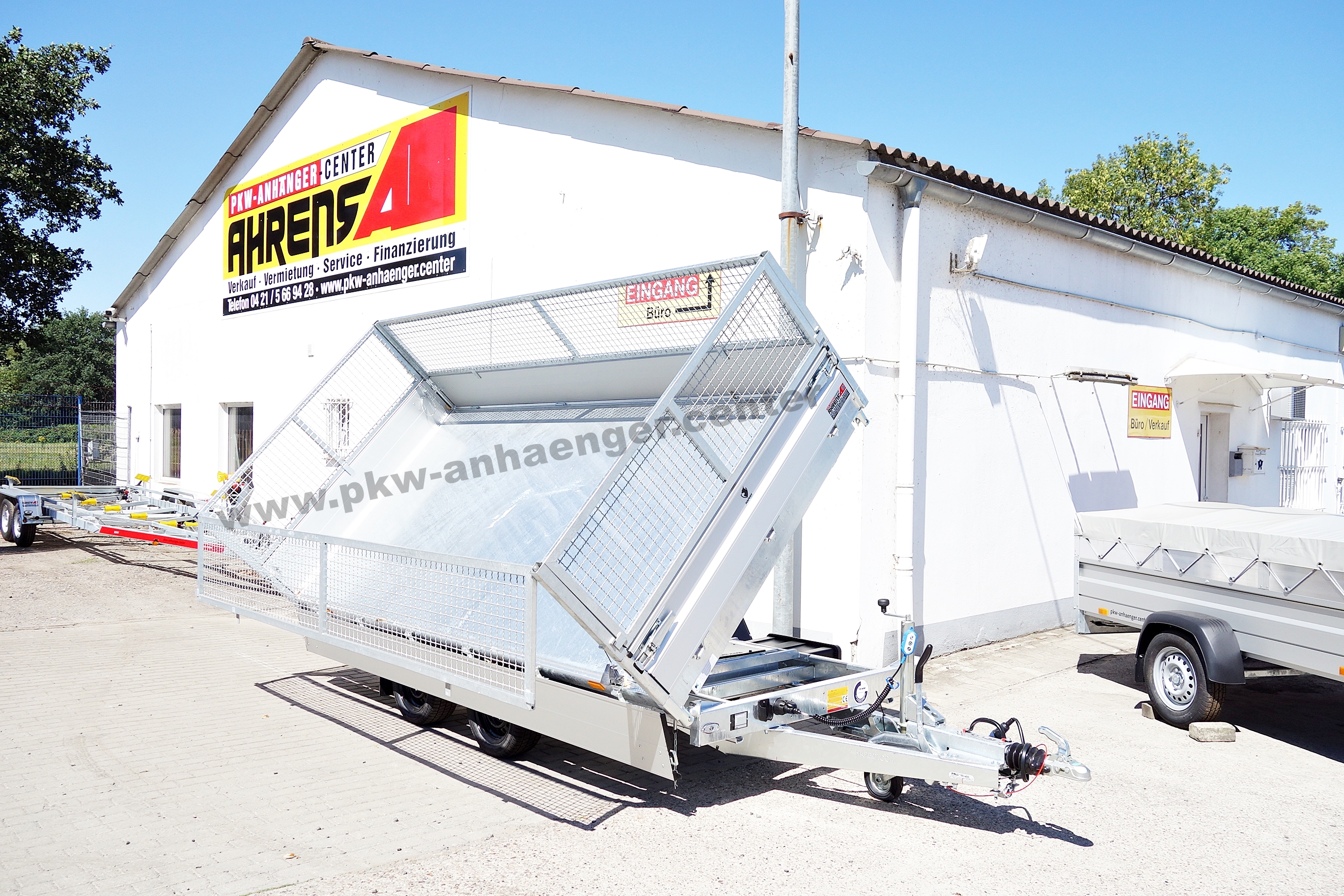 a-HA-3500-375x180x85-Ferro-Schie-St-Para-Gitterauf-10 HAPERT COBALT HM2 FERRO 3,5t 4x2m Schienen Stützen Gitteraufsatz Dreiseitenkipper