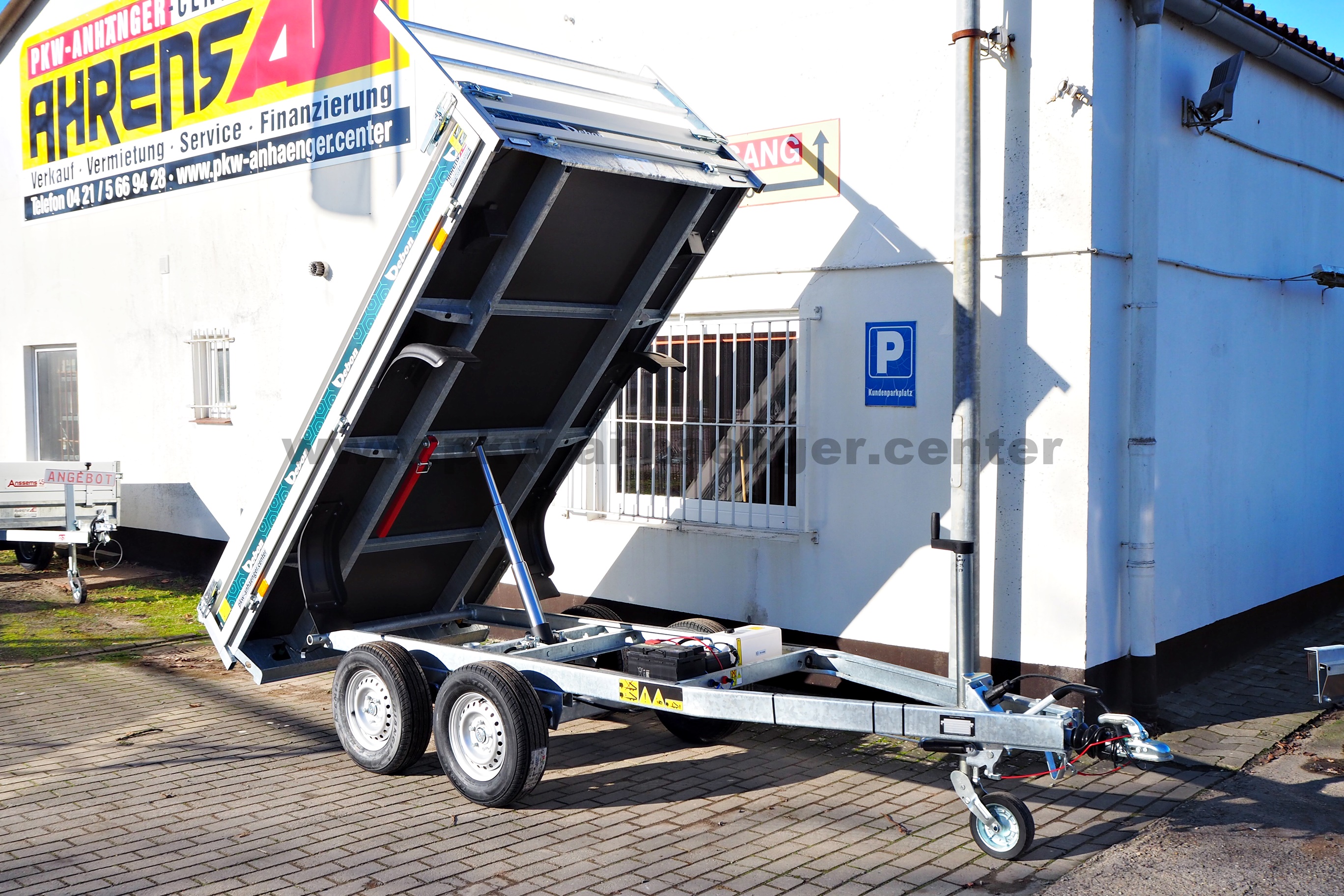 aCH-PW1-2-4 CHEVAL LIBERTE PW1.2LUX 2000kg 300x155x30cm Rückwärtskipper