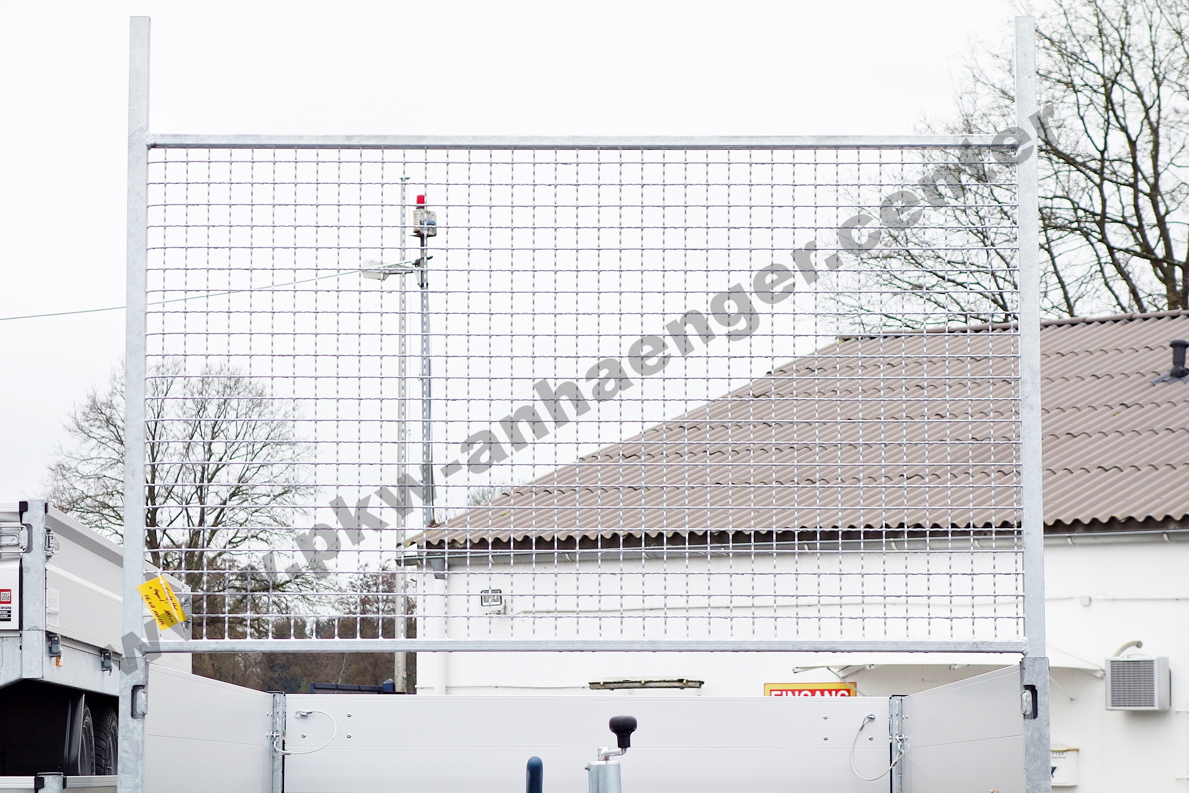 a-H-Gestell-mit-Gitter-100cm Gitterhochgestell H-Gestell 100cm für Hapert 180cm