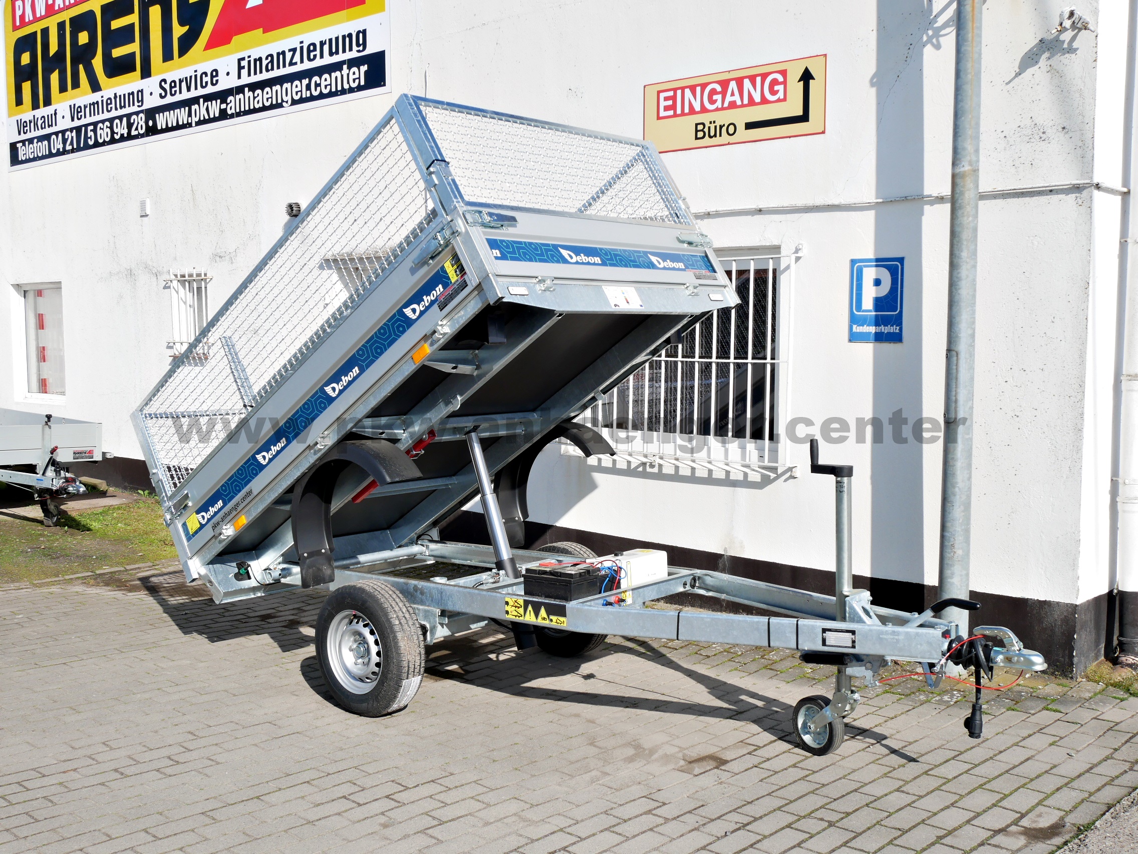 aCH-1500-PW0-Gitterauf-1 CHEVAL LIBERTE PW0LUX 1500kg 250x155x85cm Rückwärtskipper