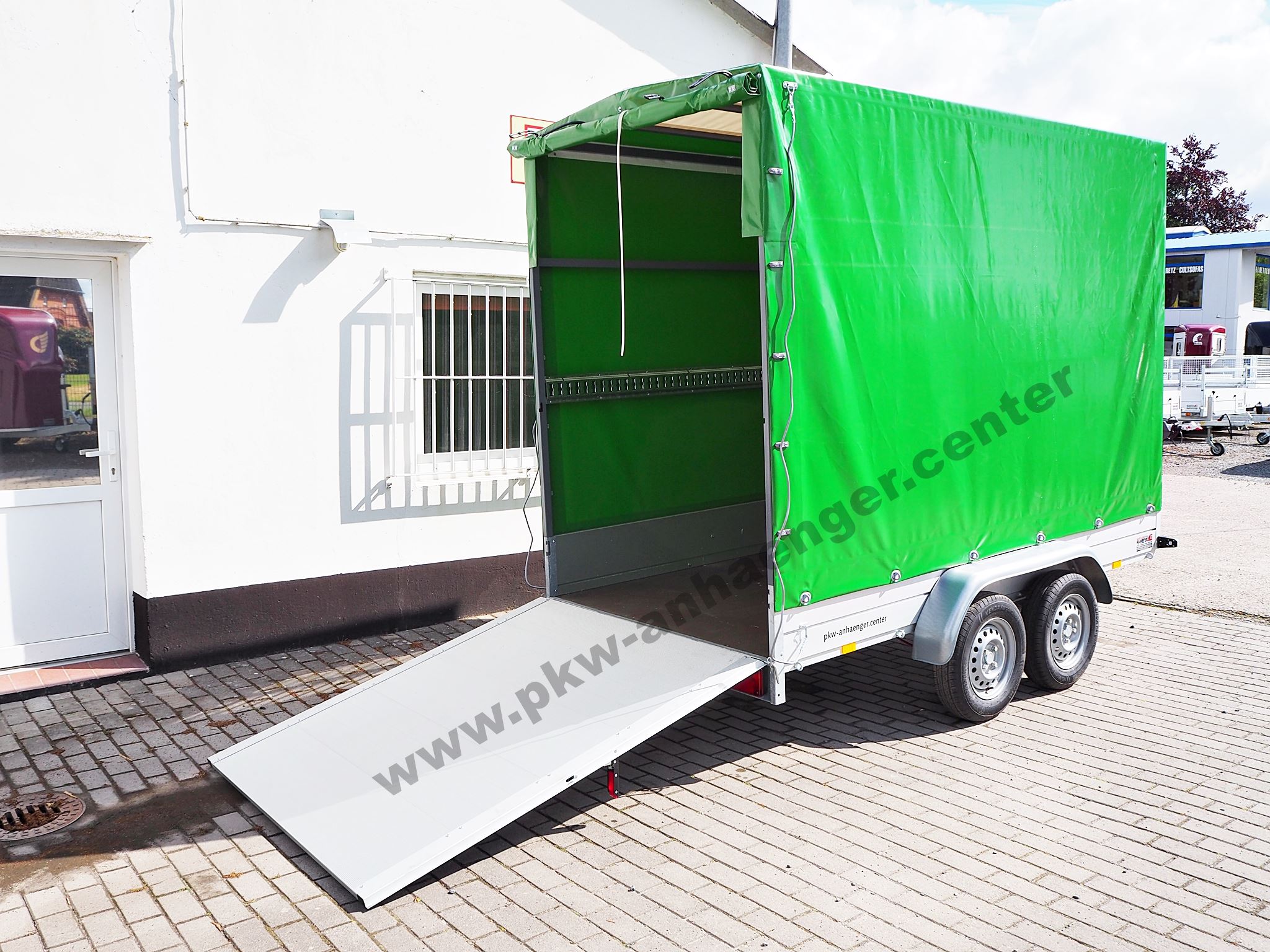 a-AN-2000-301x151x220-CC-Satteldach-6 Anssems 2t 301x151x220cm 4/5er CC-Anhänger Planenanhänger