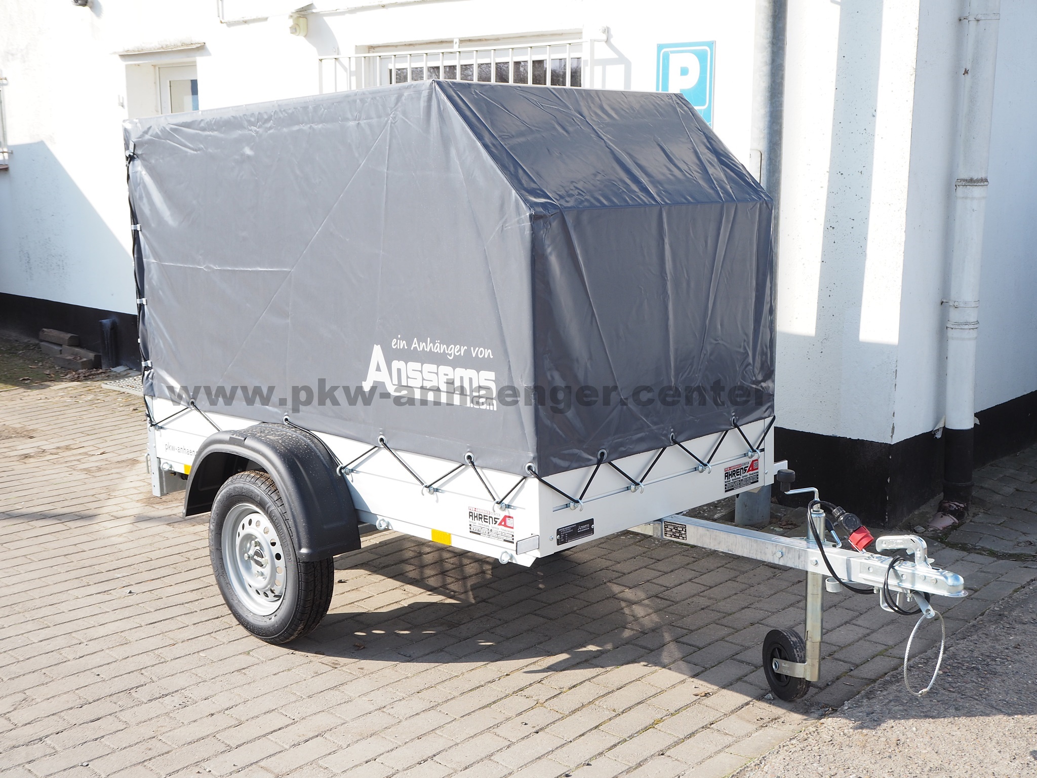 a-AN-750-201x101x140-Windschr-g-AKTION-1 Anssems GT 750 201x101 Planenanhänger mit Windschräge