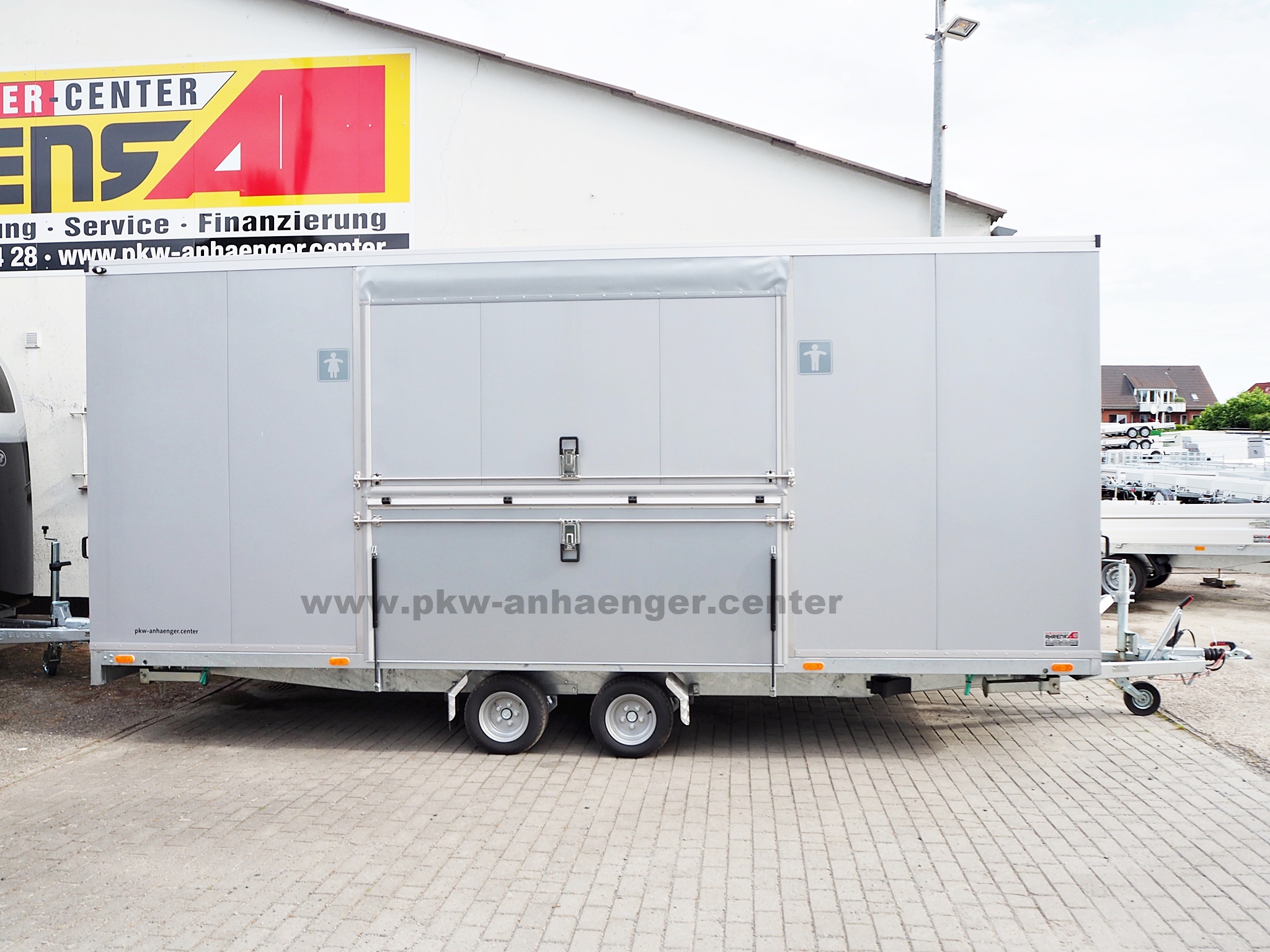 a-VE-WC314-2 Toilettenanhänger 3 Damen 1 Herren und 4 Pissoir