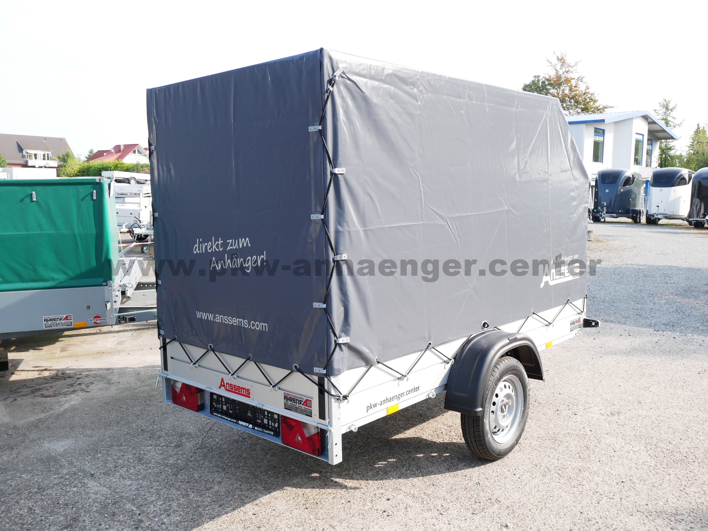 aAN-750-251x126x150-Windschr-3 Anssems GT 750 211x126x150cm Planenanhänger mit Windschräge