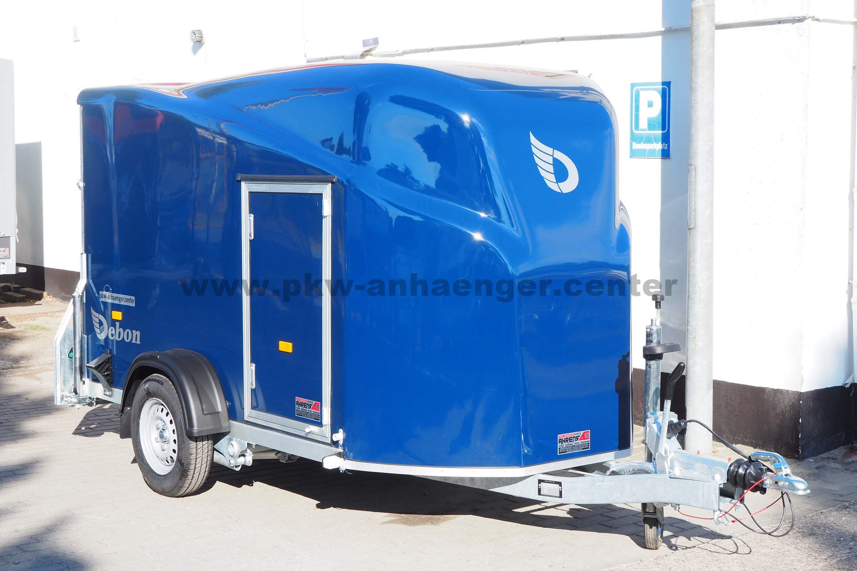 aCH-Cargo-S-T-r-blau-1 Cheval Liberte CARGO-POLY2 1300kg 298x152x165cm mit Seitentür Polykofferanhänger
