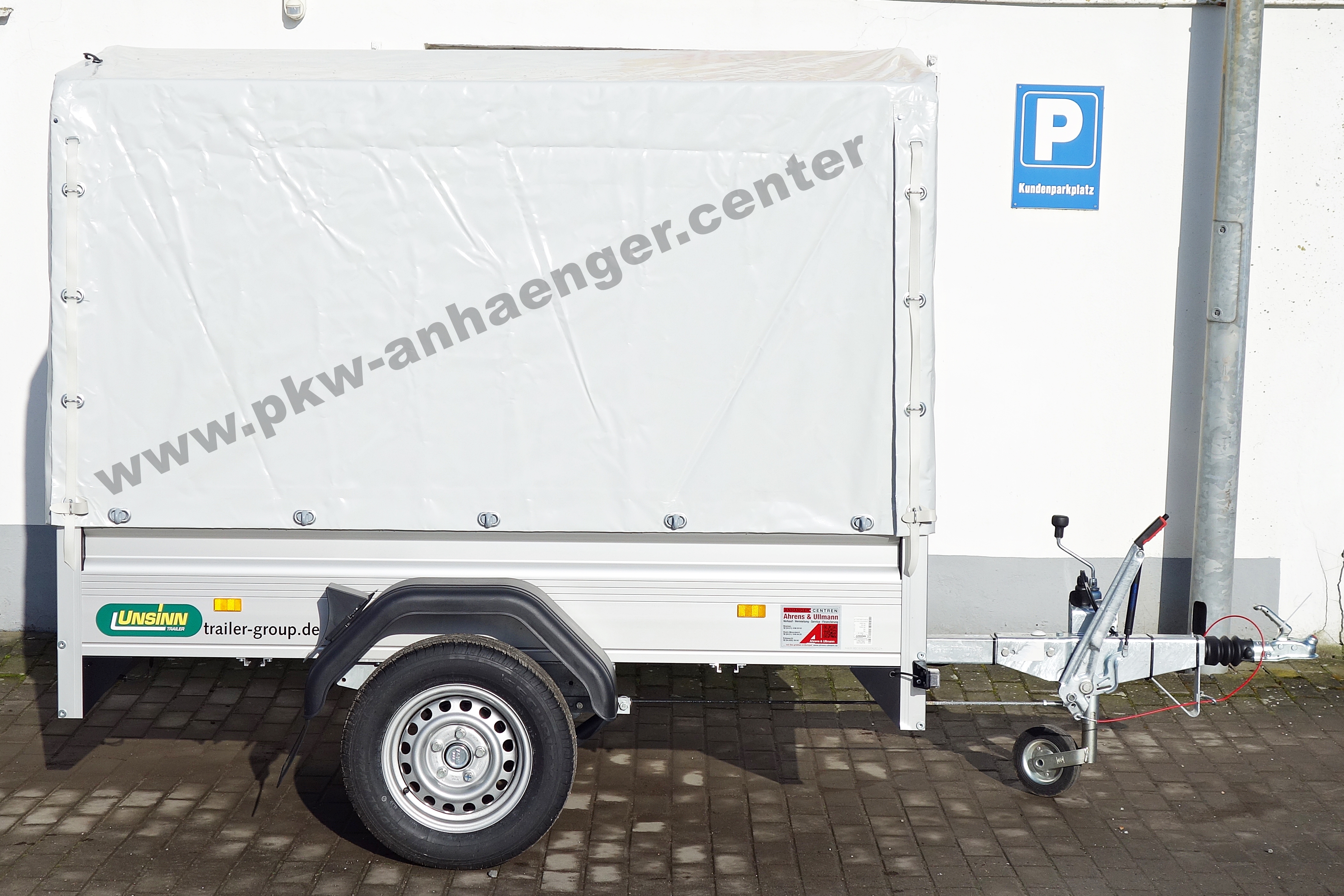 a-UN-1000-210x110x140-PG-grau-3 UNSINN K1021-13-1100 1000kg 210x110x140cm Planenanhänger