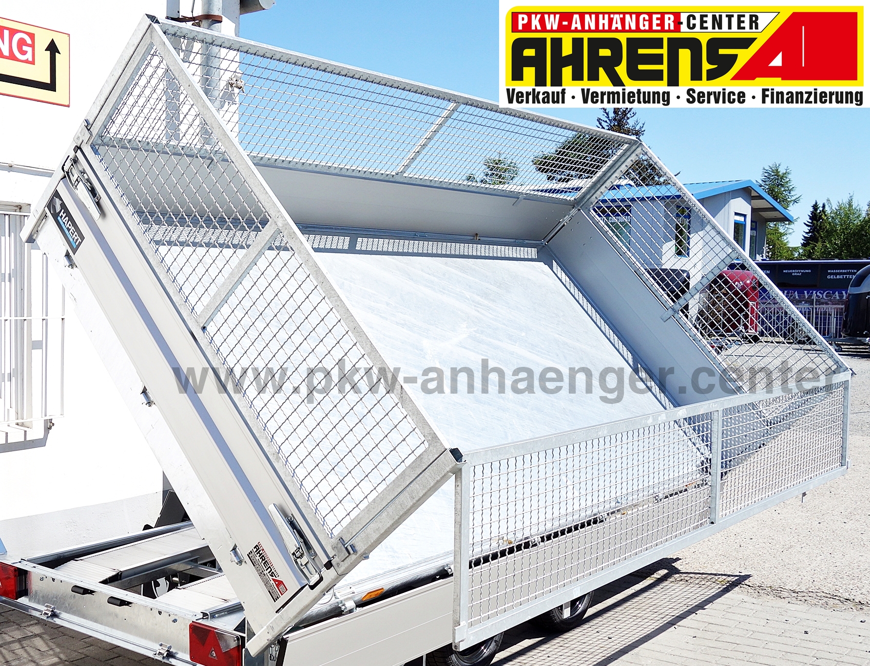 Wellgitteraufsatz-HA-COBALT-375-6 Gitteraufsatz 375x180x55cm für Hapert Cobalt Dreiseitenkipper