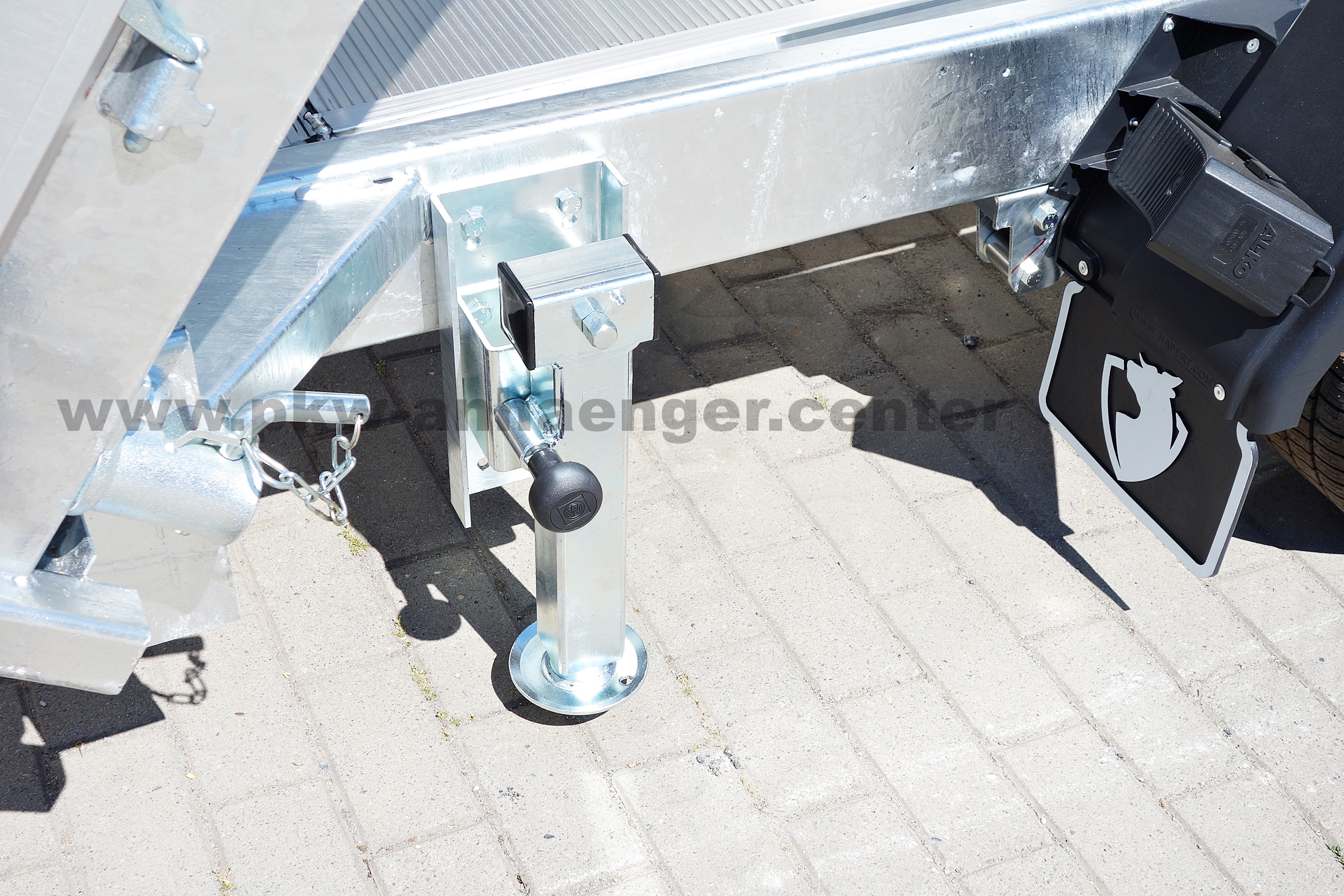 a-HA-Kurbelst-tzen-1 Heckstützensatz montiert für Hapert Hochlader und Kipper