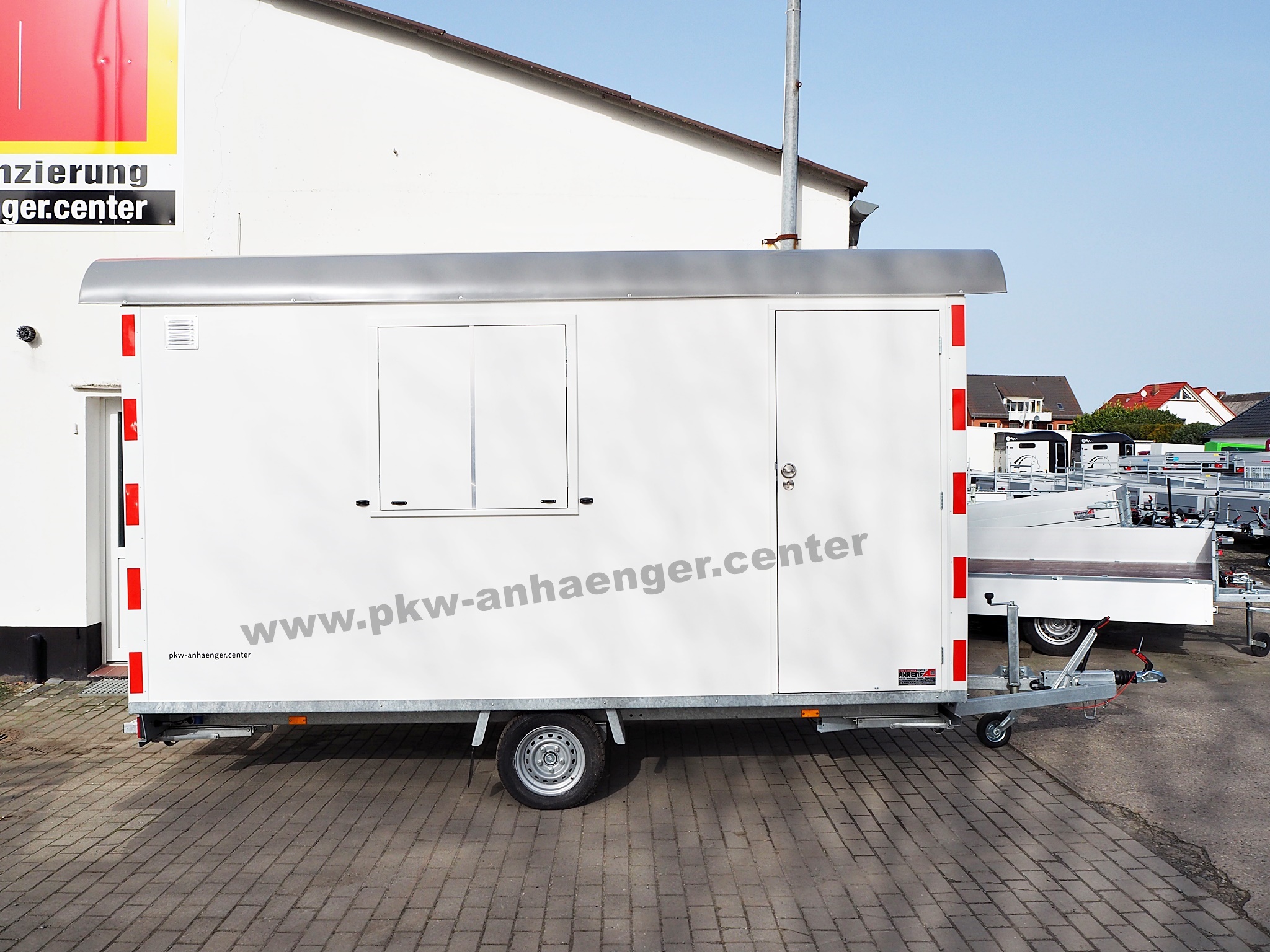 a-AN-PTS-2 Bauwagen Anssems PTS 1400 390x188cm mit Lagerraum und Toilette
