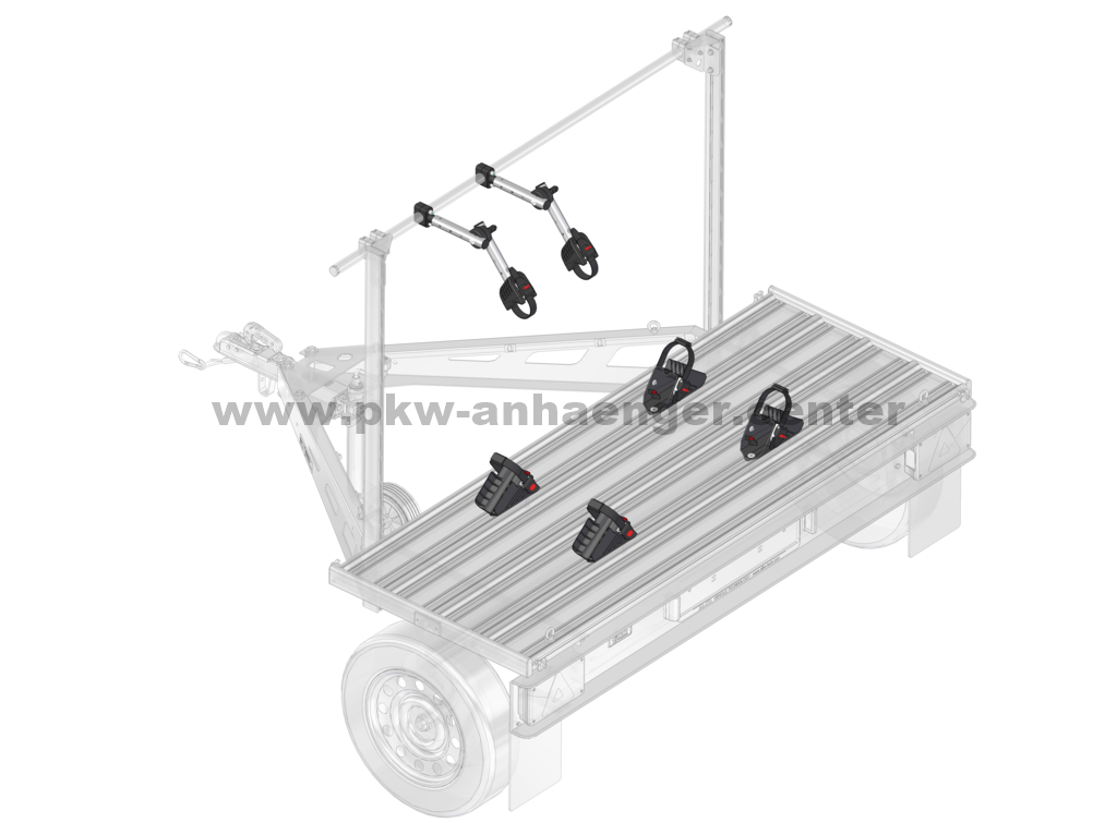 Zubehörset 2 Fahrräder auf TRAIGO500 Plattform -lose- Zubehörset 2 Fahrräder auf TRAIGO500 Plattform -lose-