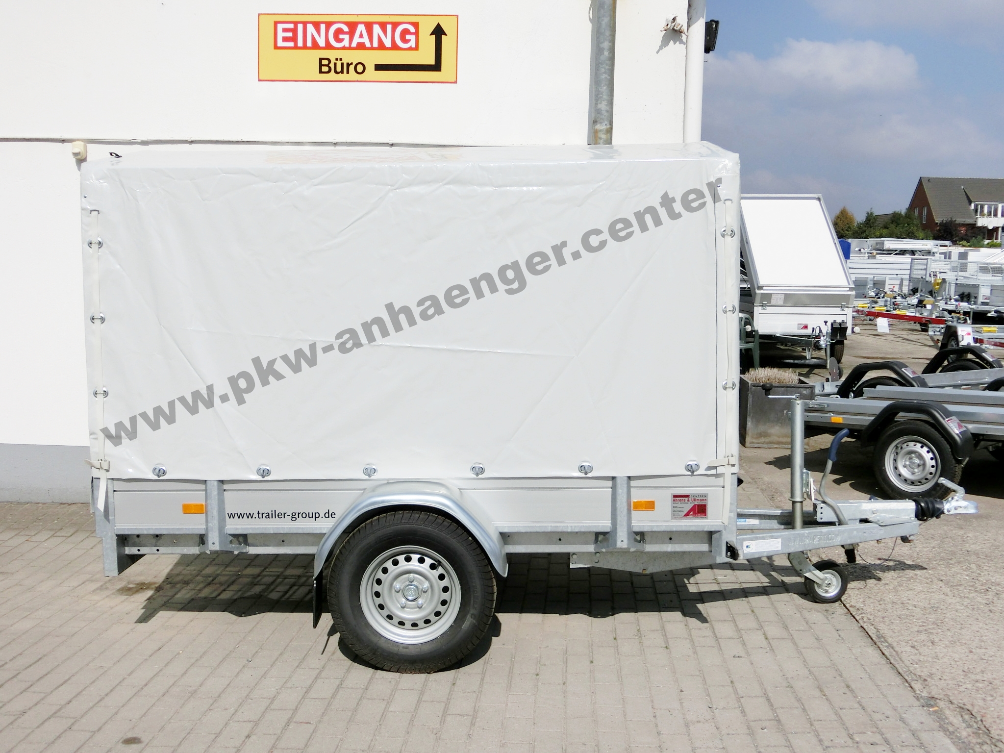 a-HA-1350-250x130x150-R-Forte-Alu-PG-grau-3 HAPERT AZURE L1 1500kg Alu 250x130x150cm Planenanhänger