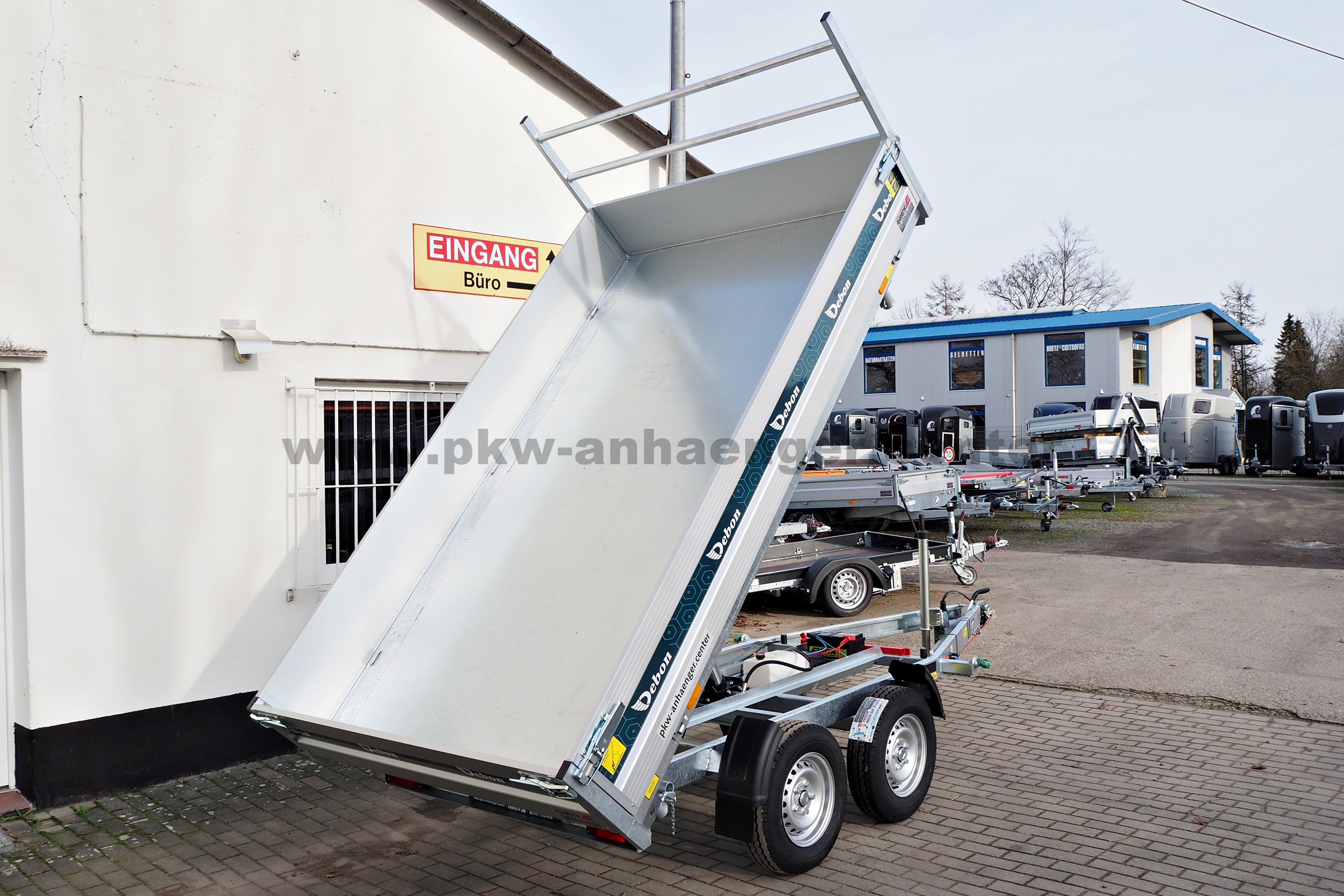 aCH-PW2-4-7 Mietanhänger (24) Dreiseitenkipper 2600kg 306x180x35cm