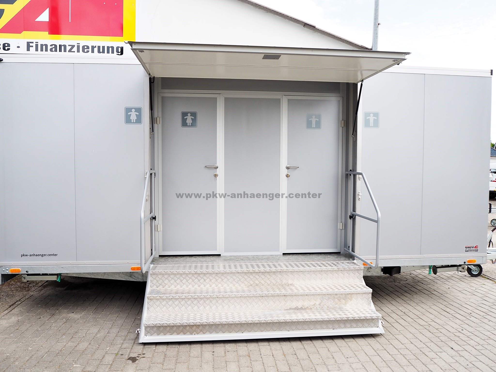 a-VE-WC314-4 Toilettenanhänger 4 Damen 1 Herren und 4 Pissoir