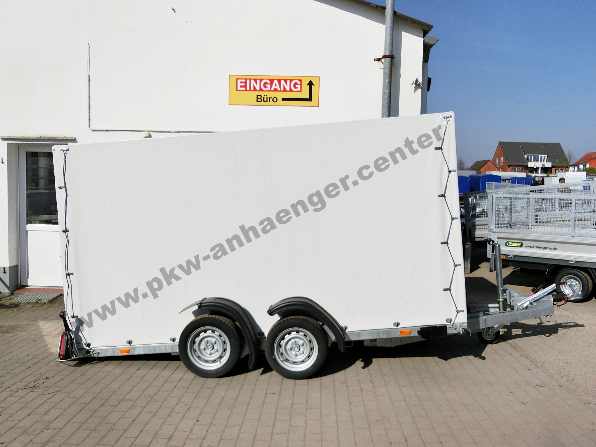 a-VE-2500-340x160x180-Bordw-35cm-PG-hellgrau-6 Vezeko Husky 2700kg 340x161x180cm Planenanhänger Absenker