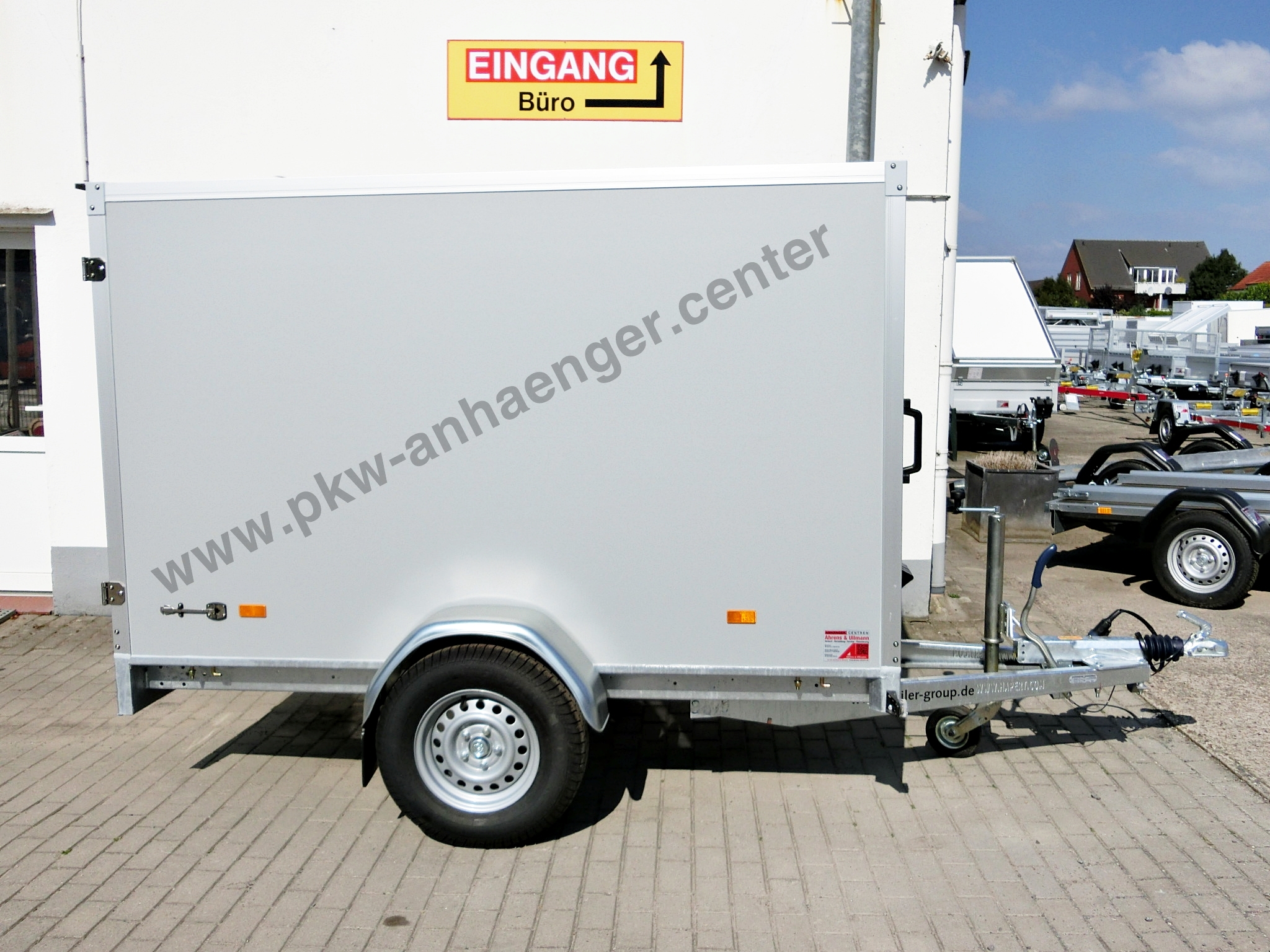 a-HA-1350-250x130x150-grau-5 Einachs Kofferanhänger Hapert 1350kg Sapphire L1 250x130x150cm