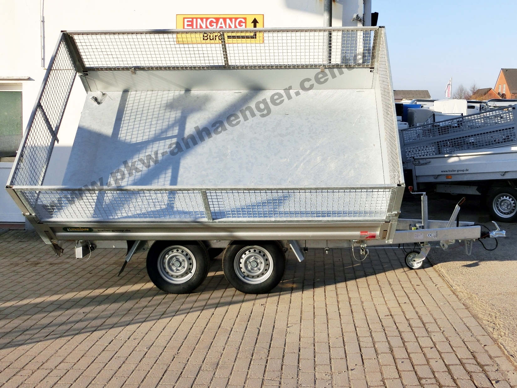 a-UN-WEB34E-Gitteraufsatz-9 Dreiseitenkipper Unsinn WEB34E 2600kg Gitteraufsatz