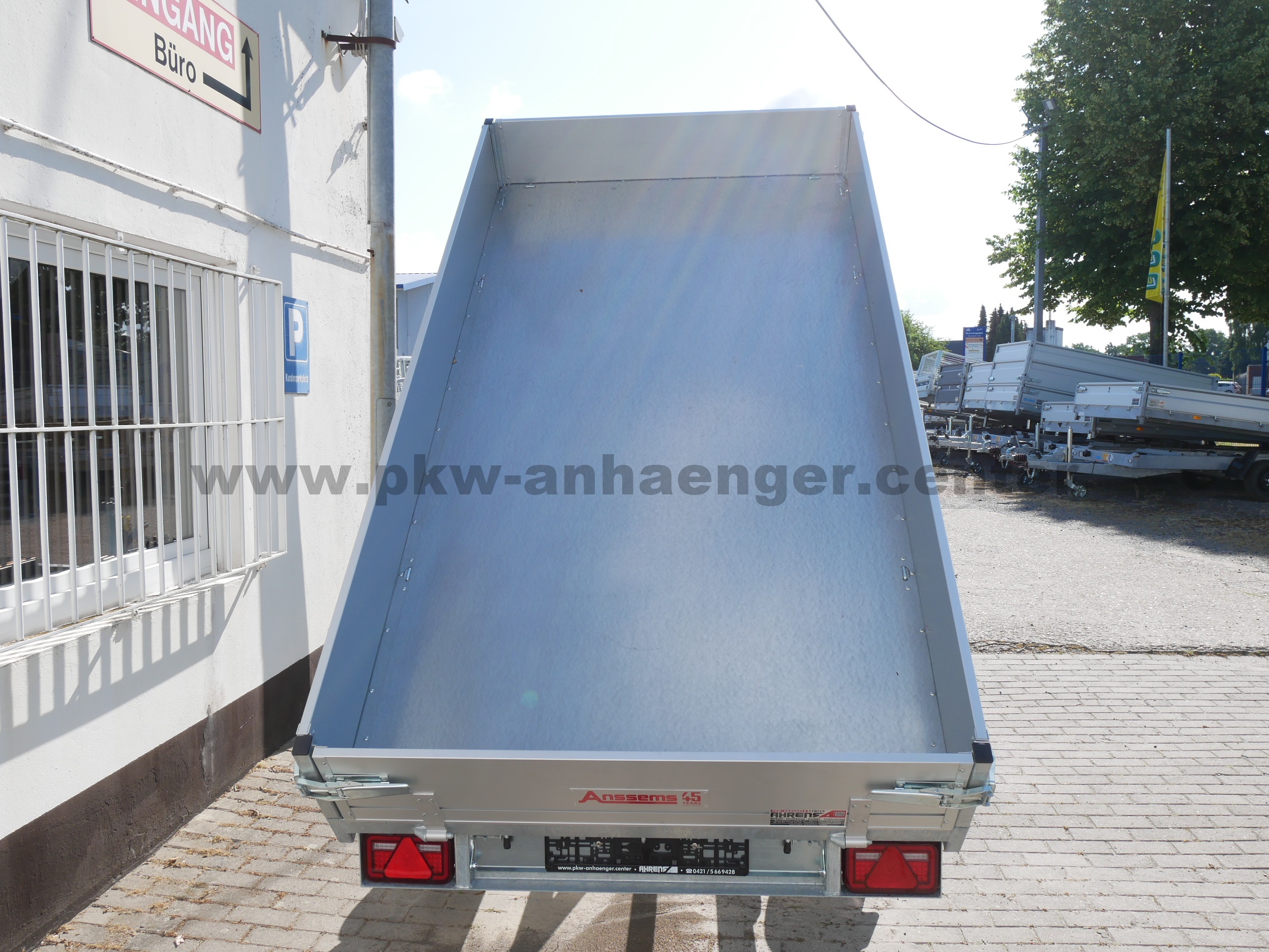 aKSX-E-2500-R-ckw-rtskipper-8 Anssems KSX-H 2500kg 305x153x30cm Rückwärtskipper Handhydraulik