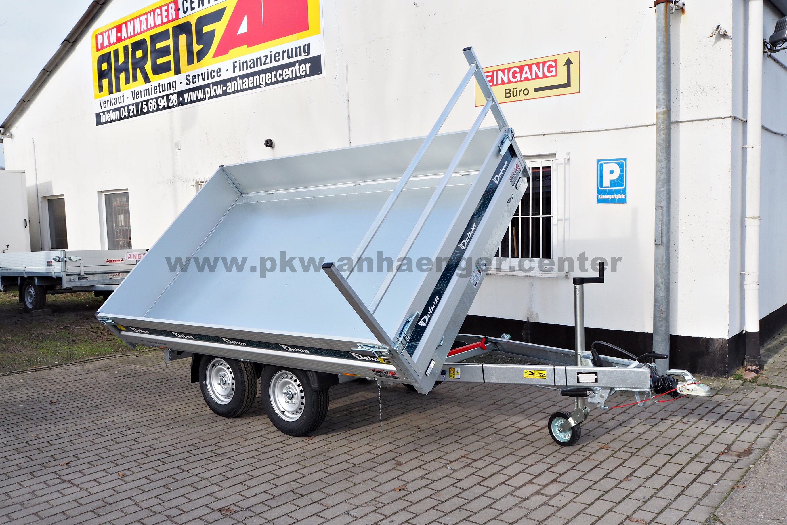 aCH-PW2-4-9 DEBON PW2.4LUX CHEVAL LIBERTE 2600kg 306x180x35cm Dreiseitenkipper