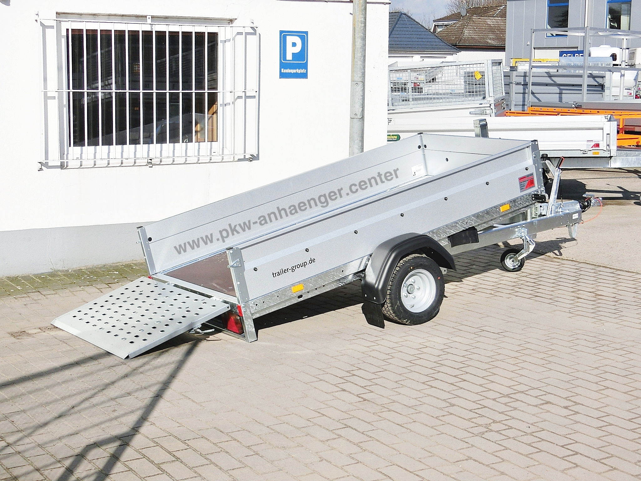 a-ST-1300-250x128x35-MUT-10-w ankippbarer Pkw Anhänger Stema MUT 1300kg 251x128x35cm 100km/h