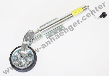 a-HP899505-Hapert-St-tzrad-mit-grossem-Flansch Automatik-Stützrad 60mm mit langem Flansch für Hapert Anhänger