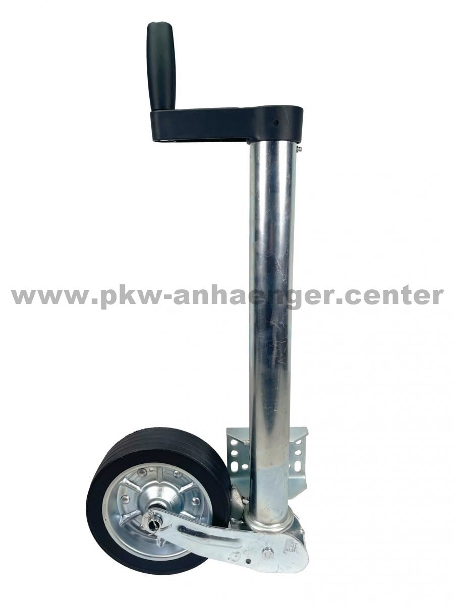 Automatik-Stützrad 60mm 225x65mm für Pkwanhänger von Debon / Cheval Liberte Automatik-Stützrad 60mm 225x65mm für Pkwanhänger von Debon / Cheval Liberte