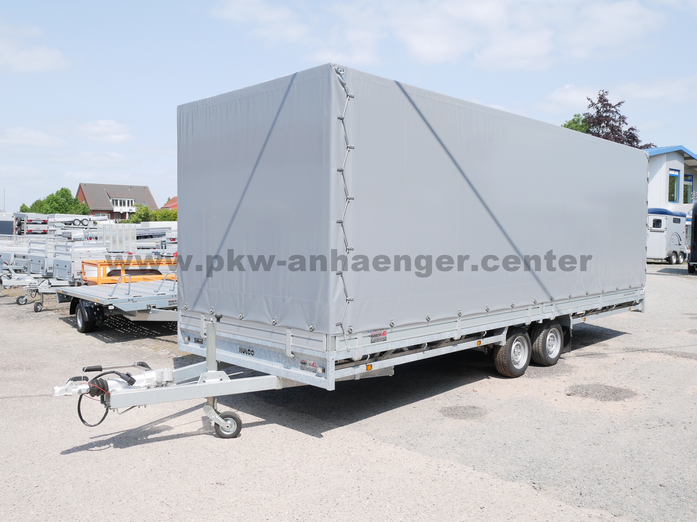 aAN-3500-611x203x200-PG-alugrau-1 Hulco MEDAX-2 3500kg 611x203x200cm Planenanhänger Hochlader