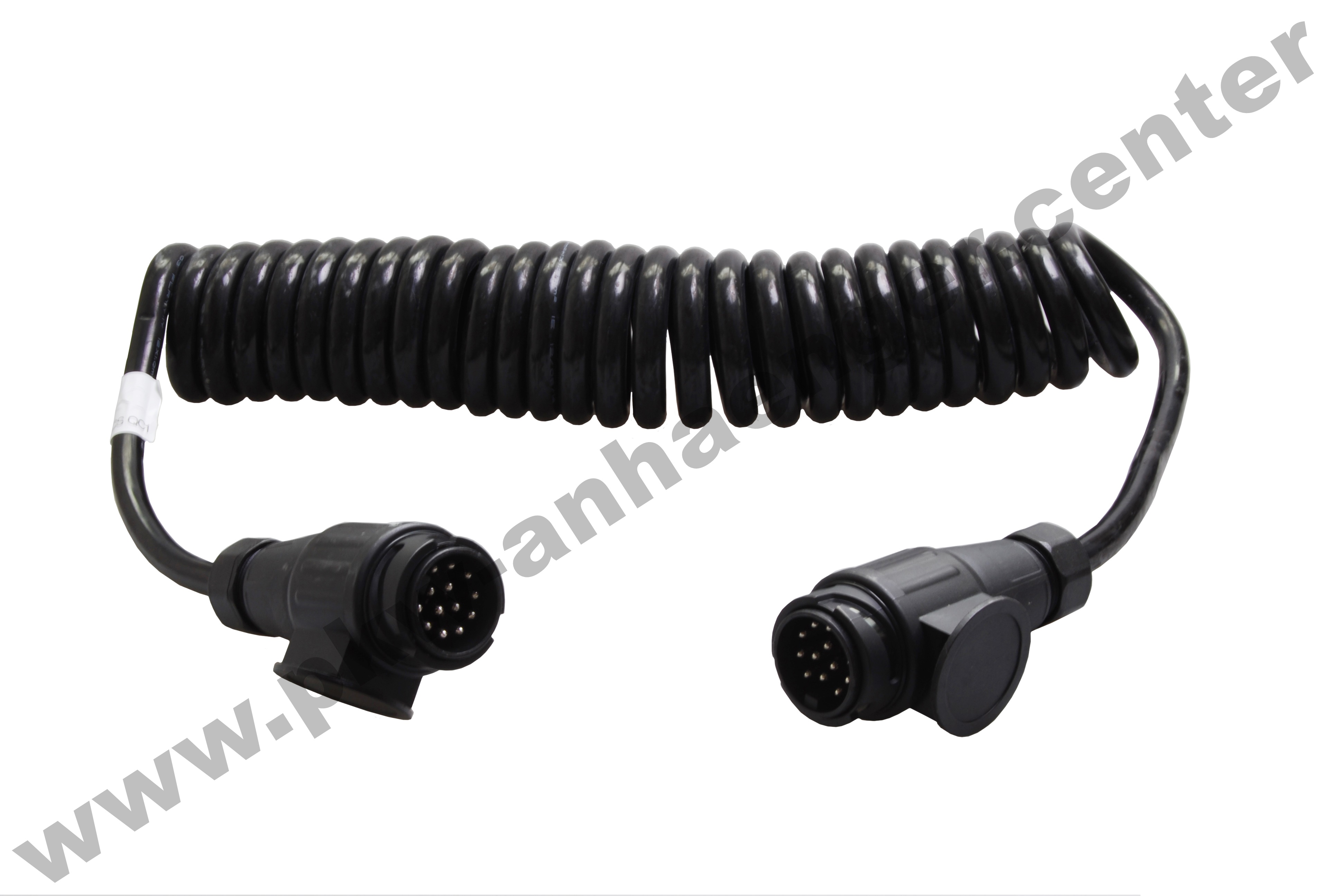 a-B10323-10324-Spiralkabel-13-13 Spiralkabel 13 auf 13pol Stecker gestreckt ca. 3,5m
