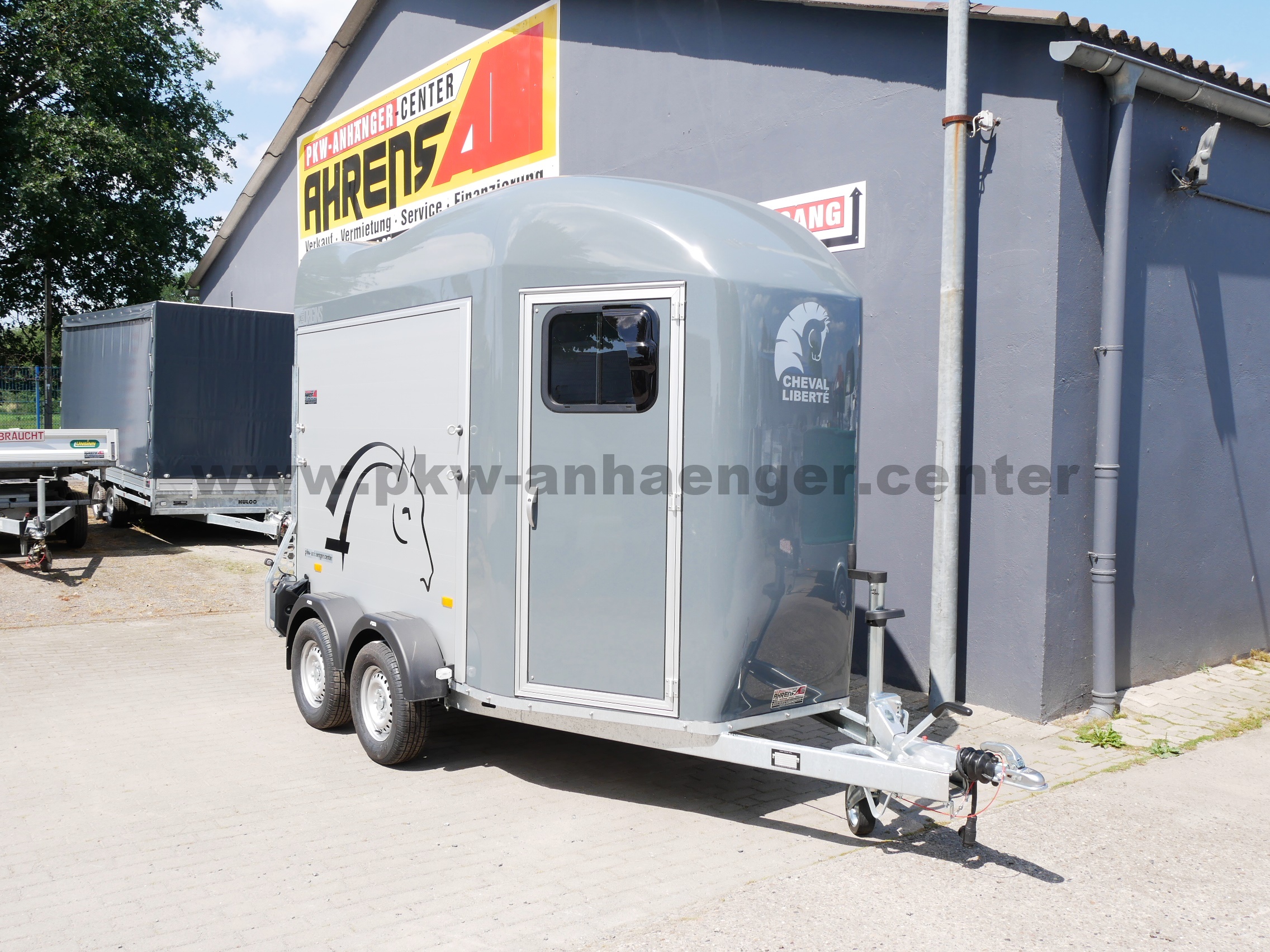 aCH-Gold-Origins-Alu-SK-grau-1 Cheval Liberte GOLD-ORIGINS-ALU 2er Pferdeanhänger